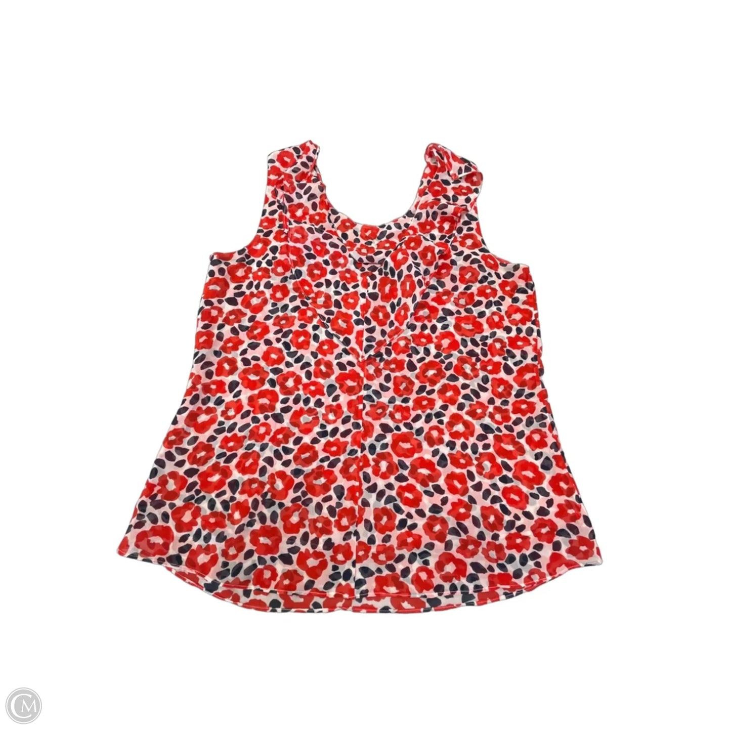 Blouse Sleeveless By Cabi In Floral Print, Size: S