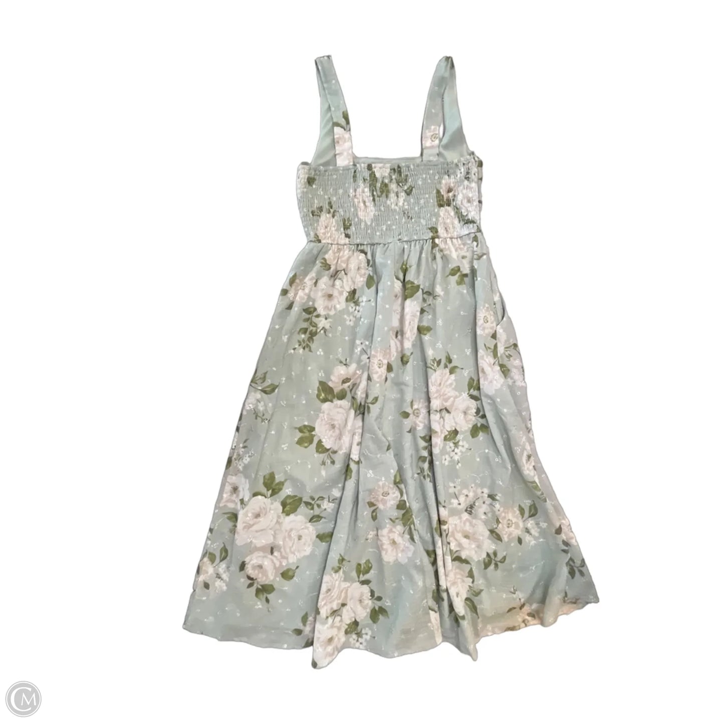 Dress Casual Midi By Clothes Mentor In Green, Size: M