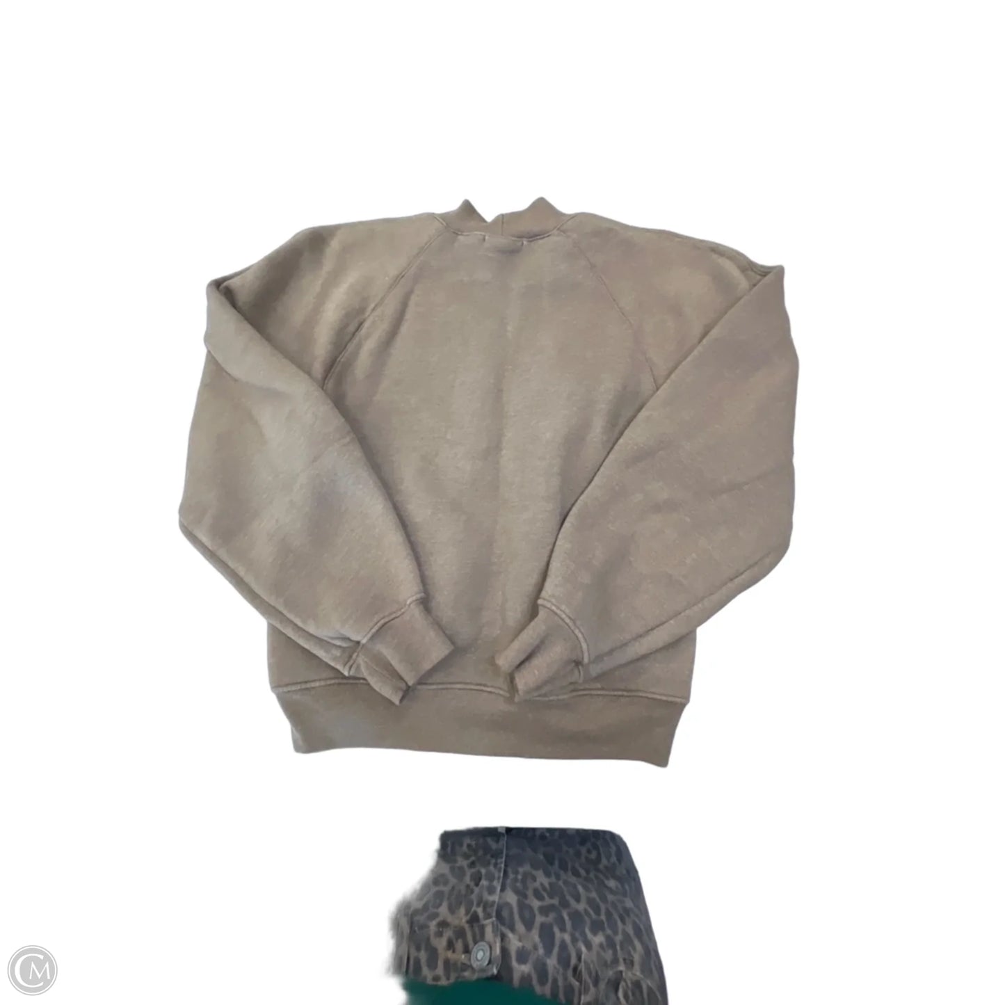 Sweatshirt Crewneck By Agolde In Brown, Size: Xs