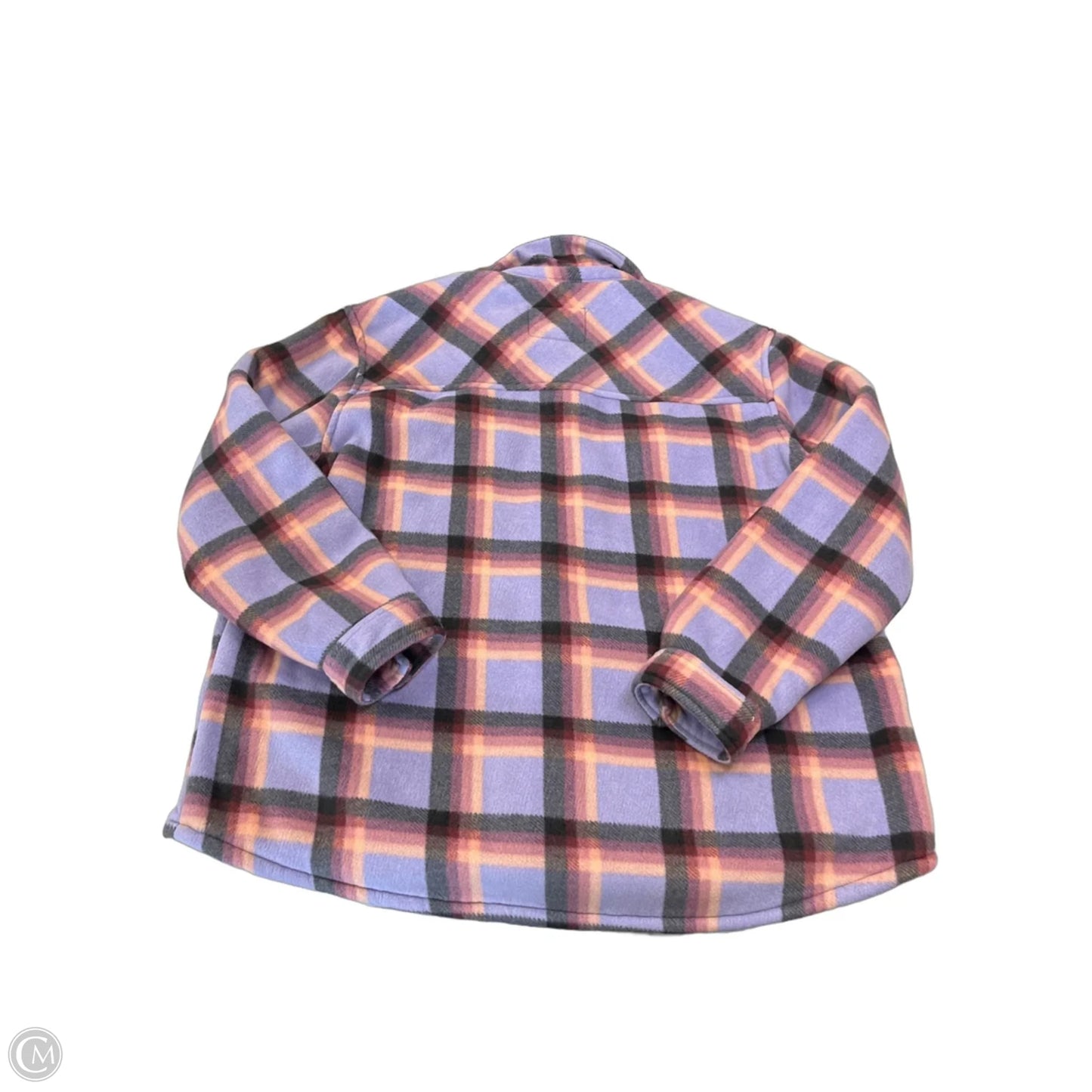 Jacket Shirt By Sage In Purple, Size: Xl