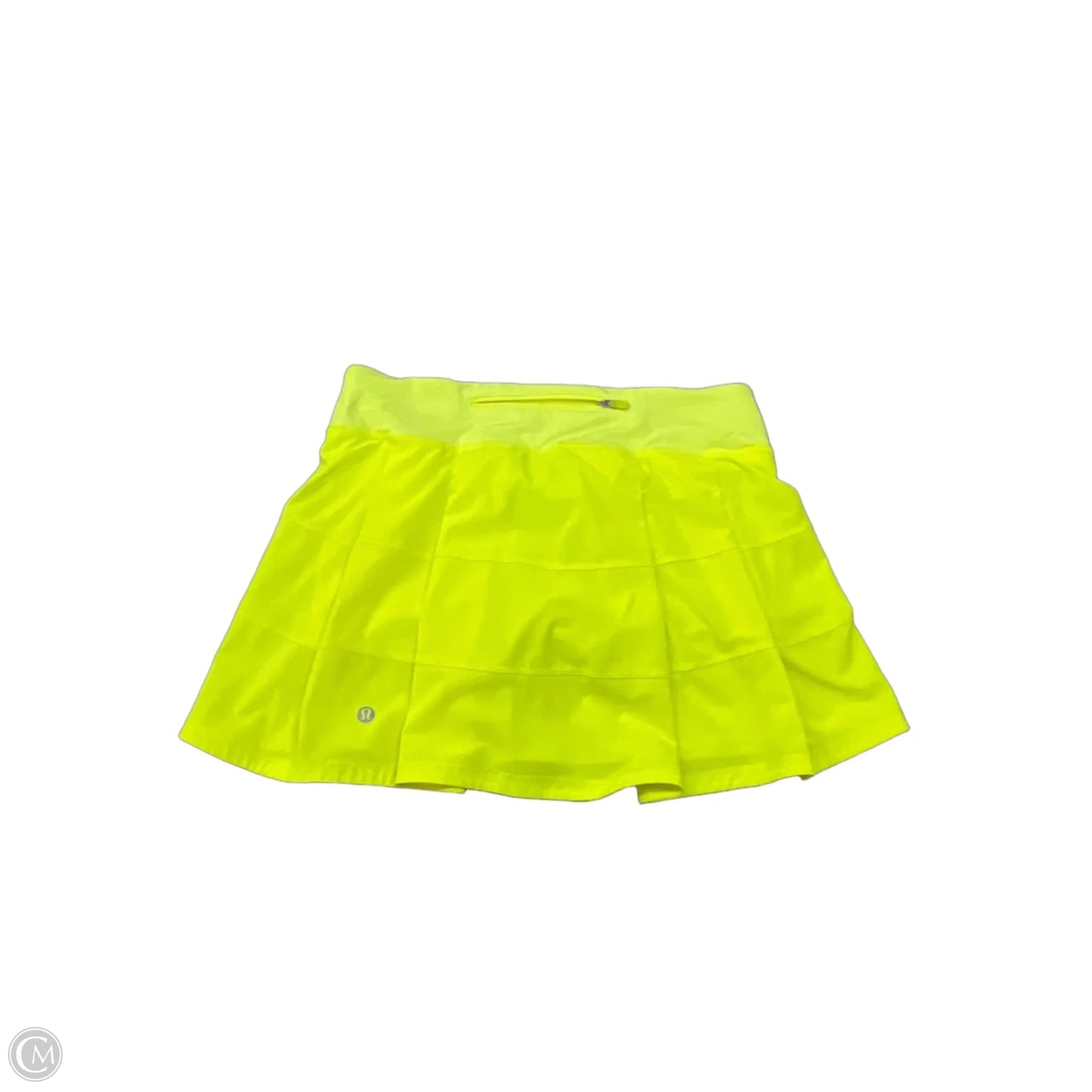 Athletic Skort By Lululemon In Yellow, Size: S