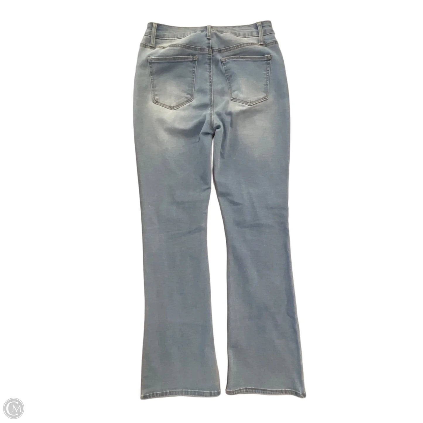Jeans Flared By Wax Jean In Blue Denim, Size: 10