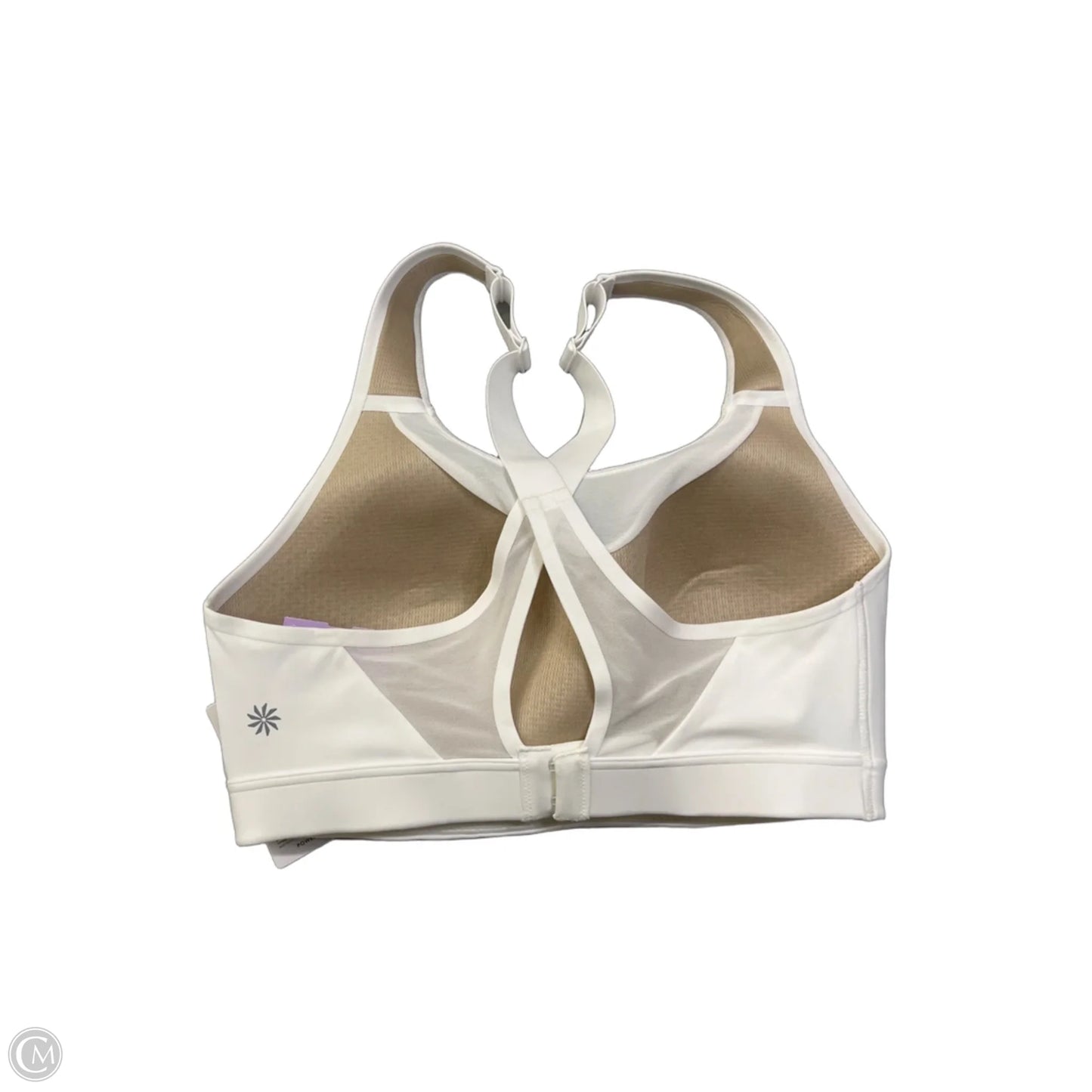 Athletic Bra By Athleta In White, Size: L