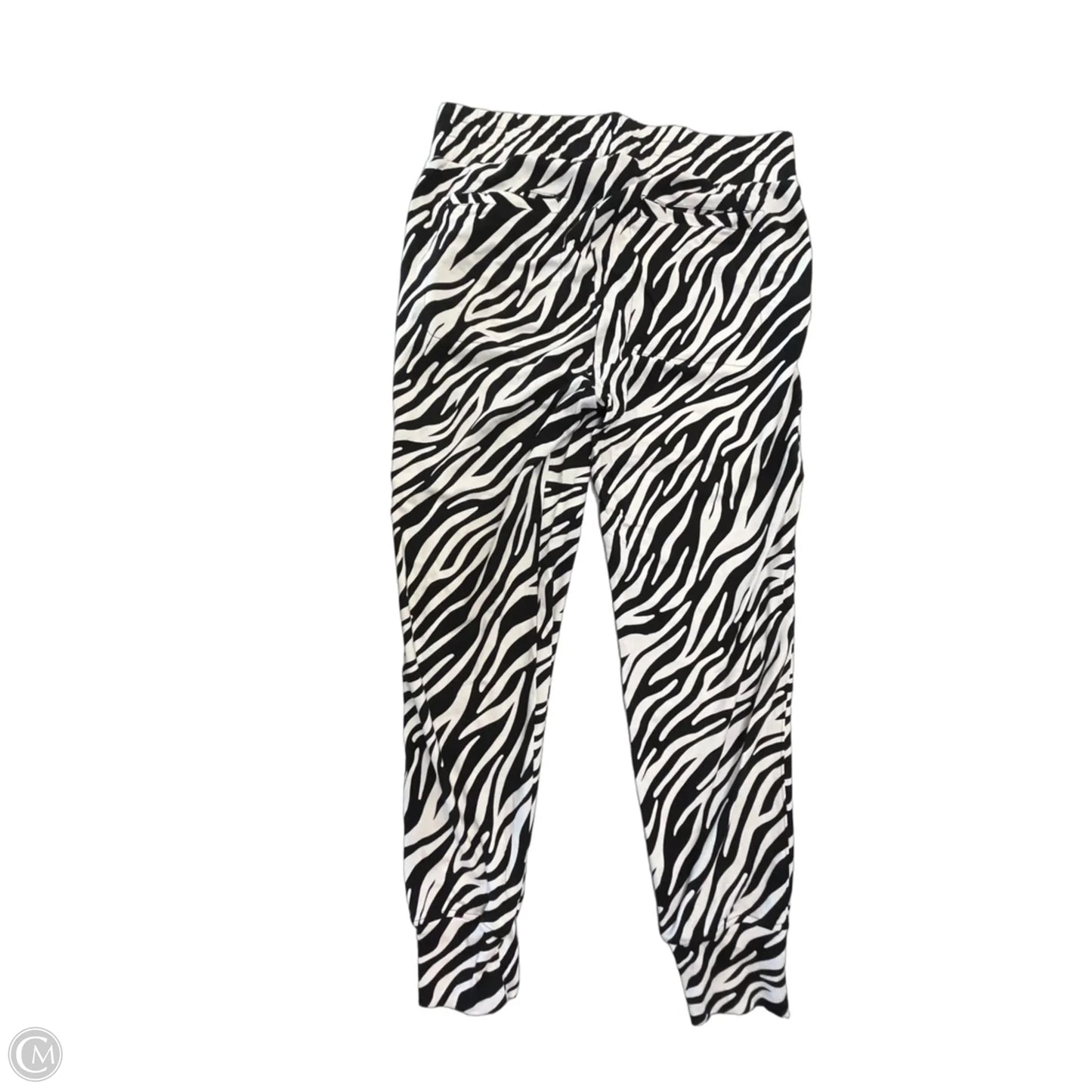 Pants Joggers By Cabi In Black & White, Size: M