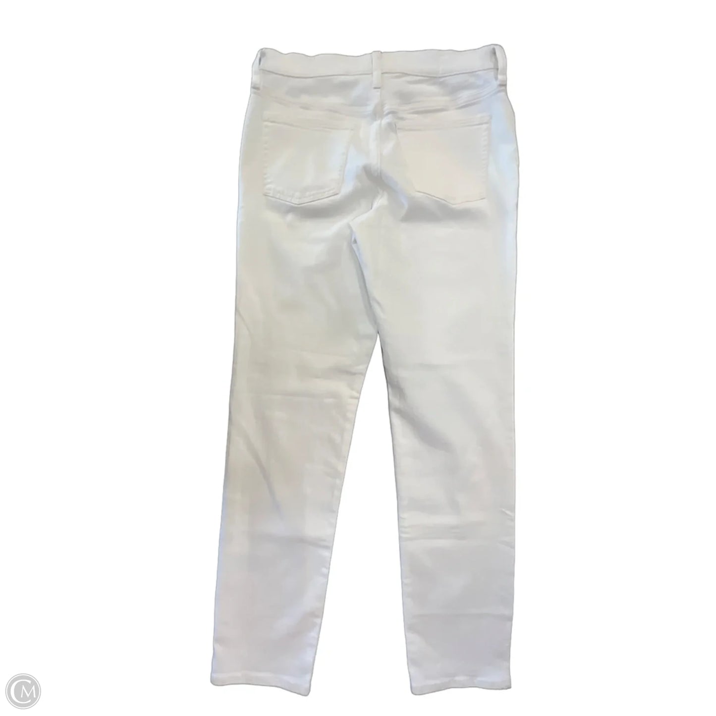 Jeans Straight By J. Crew In White Denim, Size: 8l