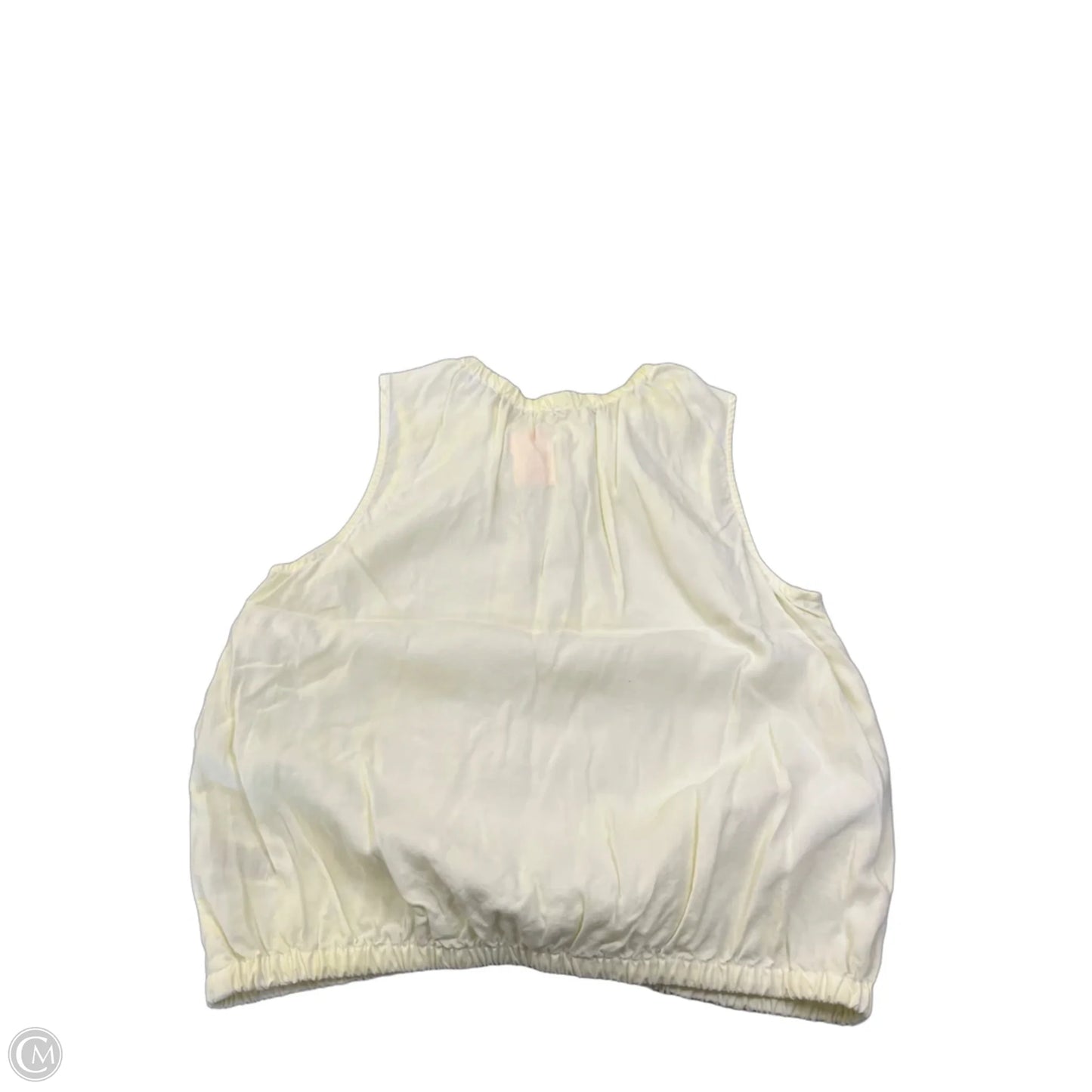 Blouse Sleeveless By Cloth & Stone In Yellow, Size: S