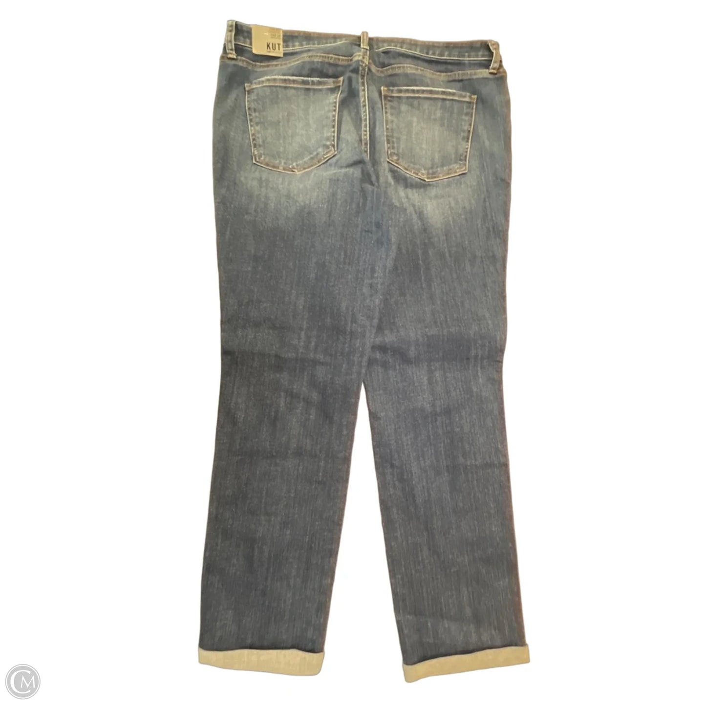 Jeans Boyfriend By Kut In Blue Denim, Size: 16