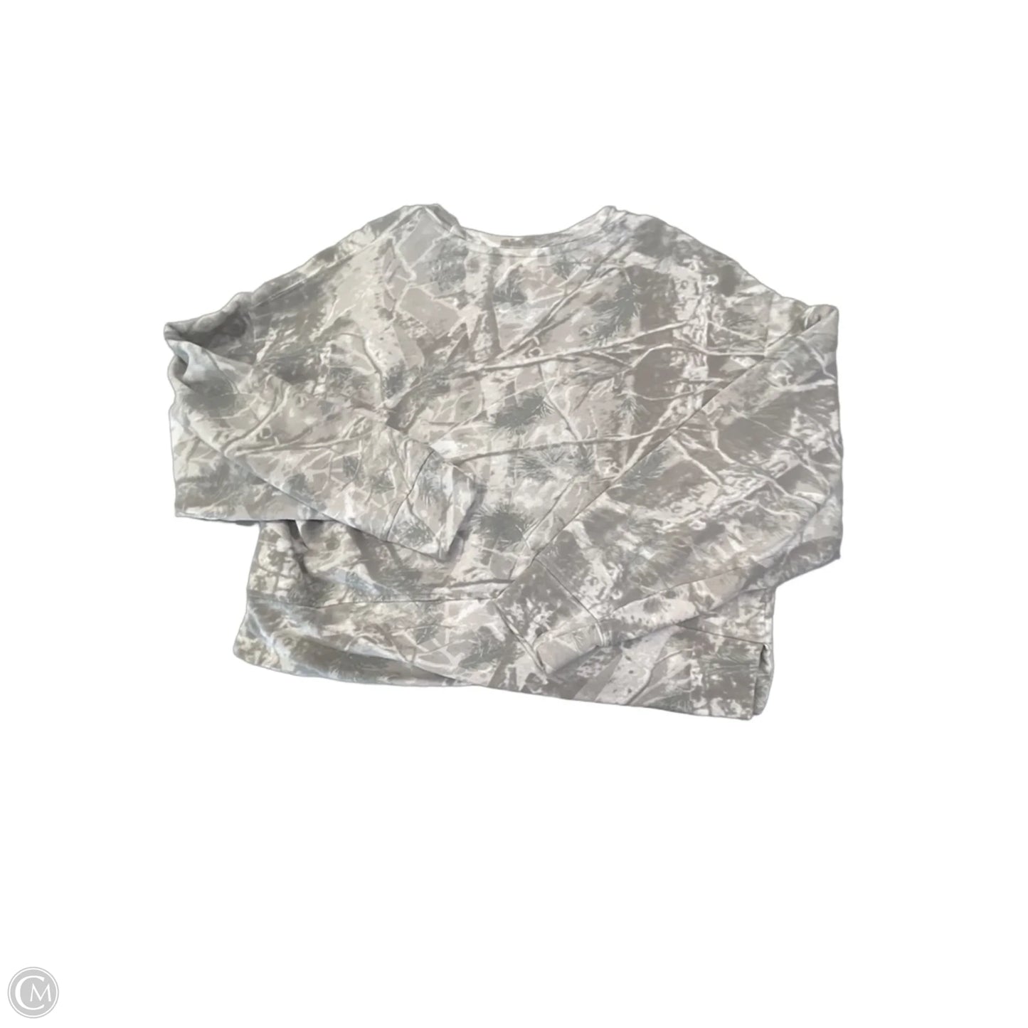 Top Long Sleeve By Thread And Supply In Camouflage Print, Size: M
