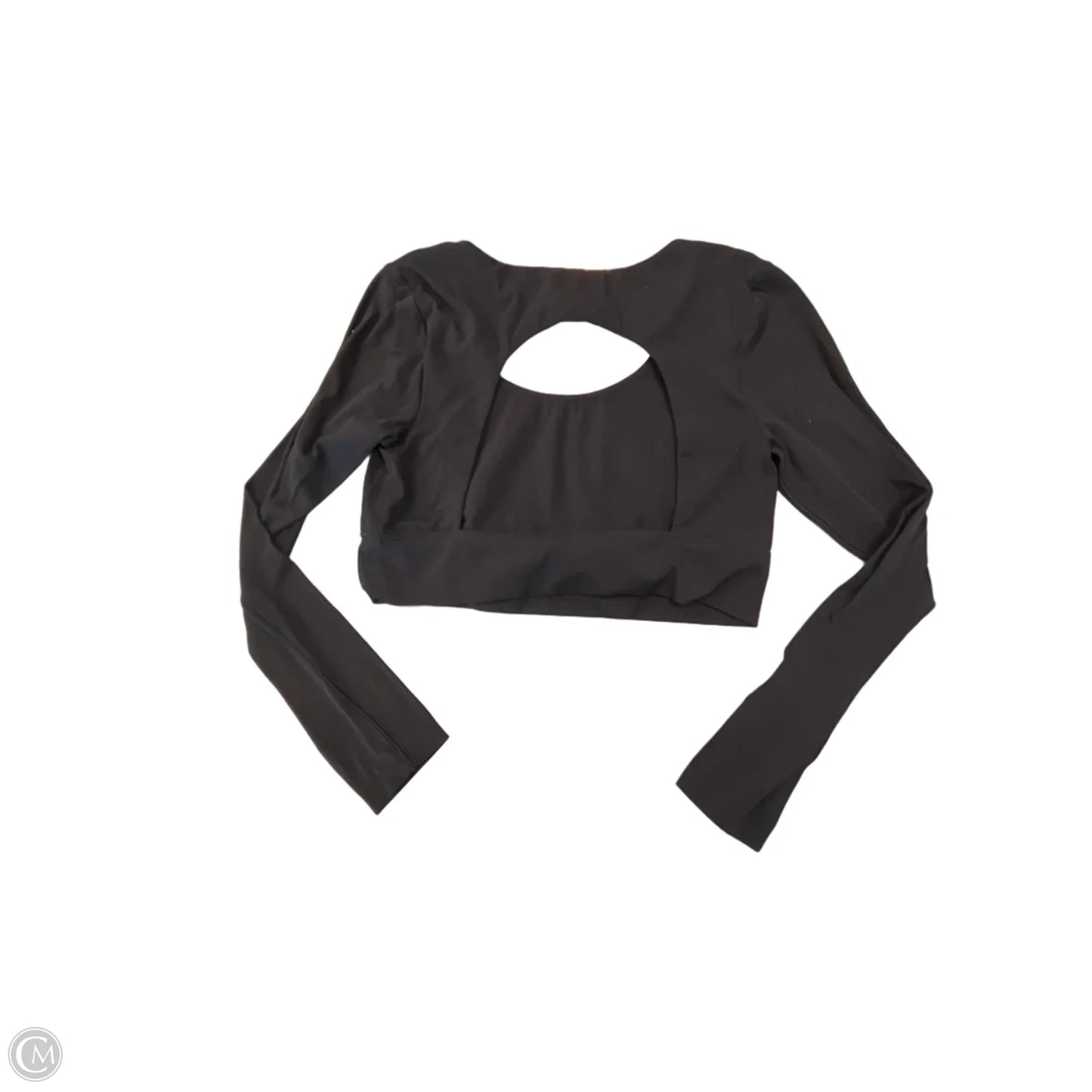 Athletic Top Long Sleeve Crewneck By Offline In Black, Size: L