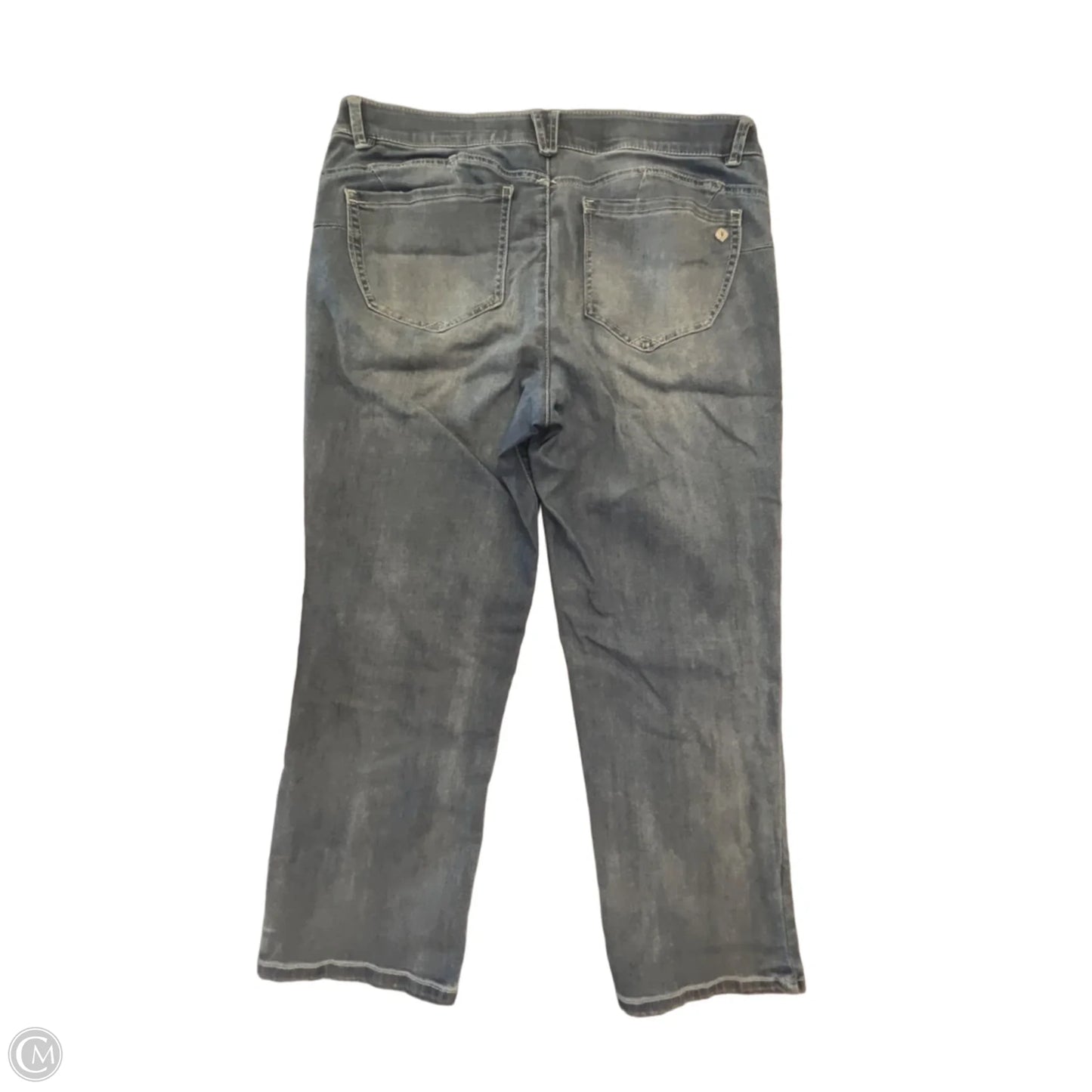 Jeans Cropped By Democracy In Blue Denim, Size: 16