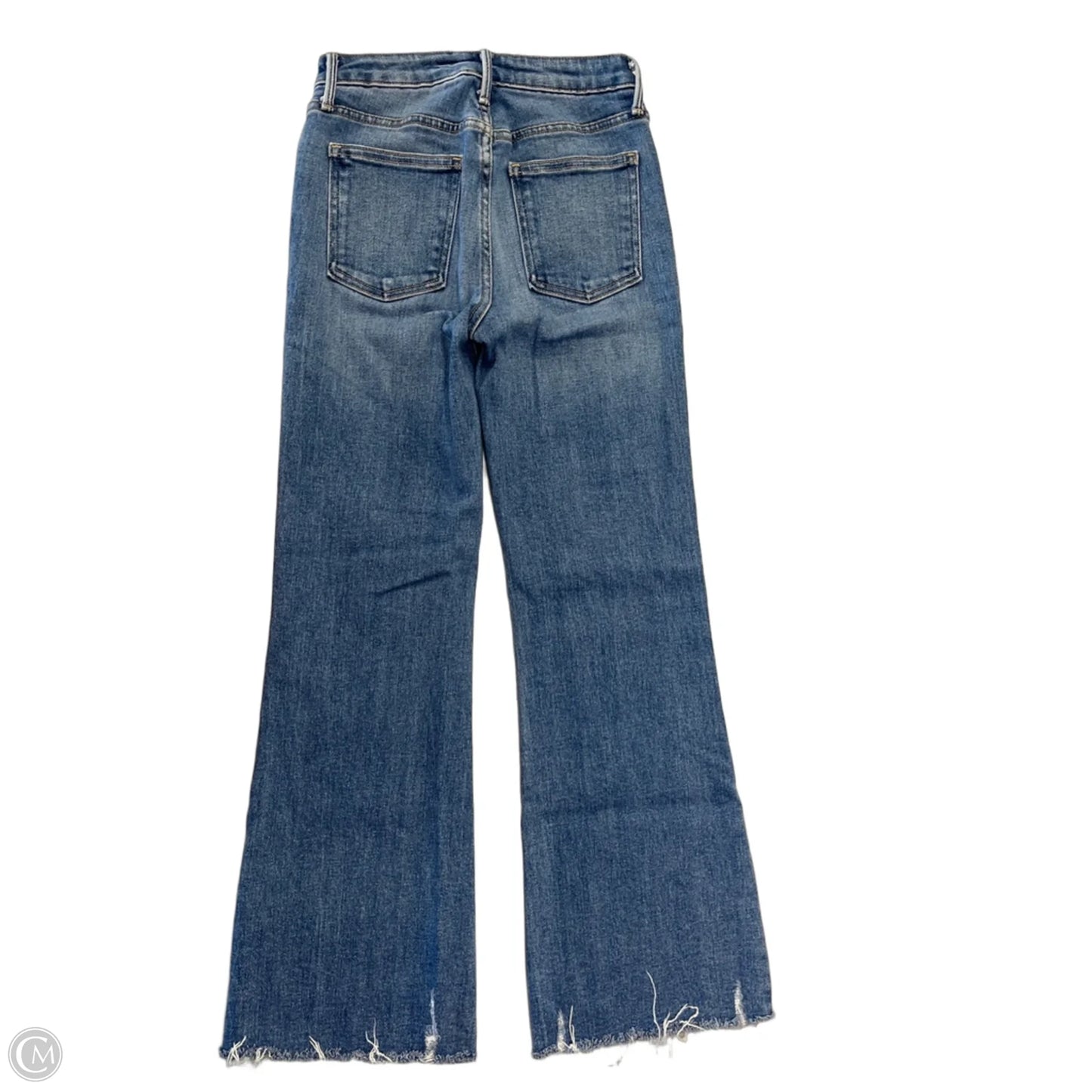 Jeans Flared By Just Black In Blue Denim, Size: 0