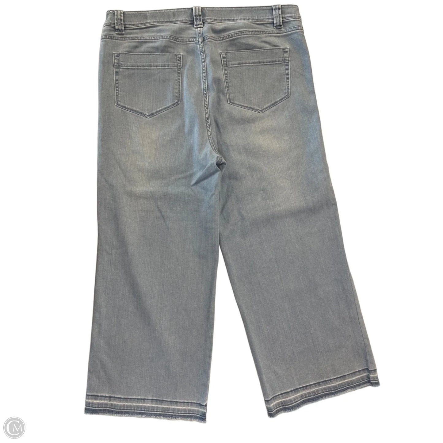 Jeans Cropped By J. Jill In Blue Denim, Size: 14