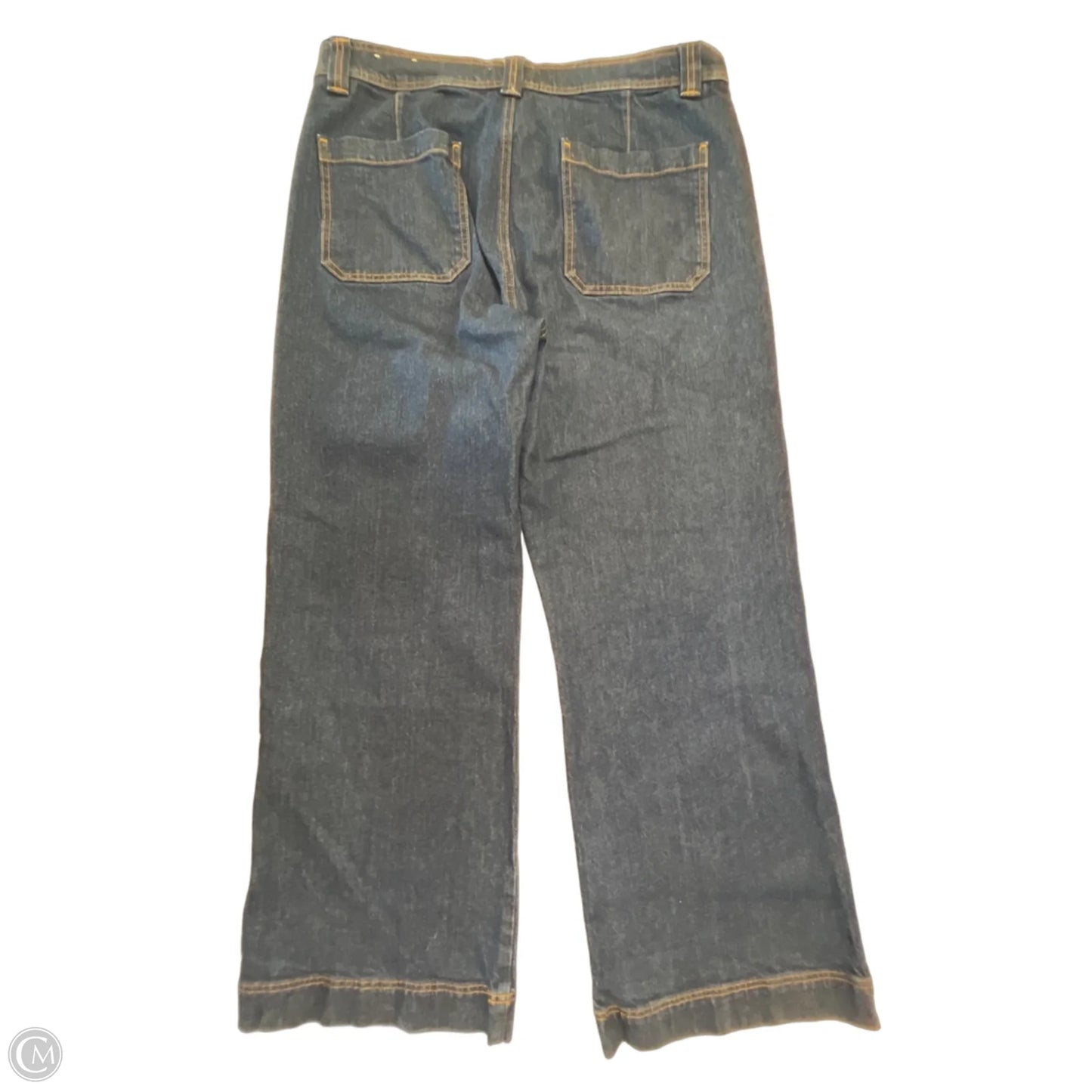 Jeans Wide Leg By Loft In Blue Denim, Size: 12