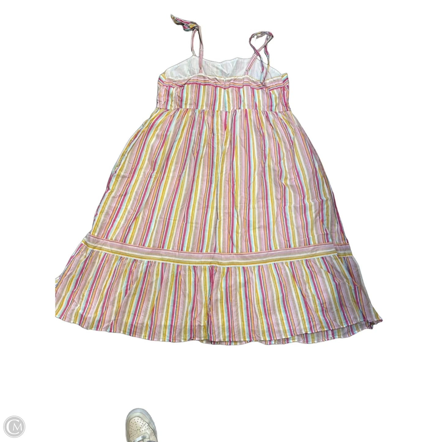 Dress Casual Midi By Lane Bryant In Striped Pattern, Size: 1x