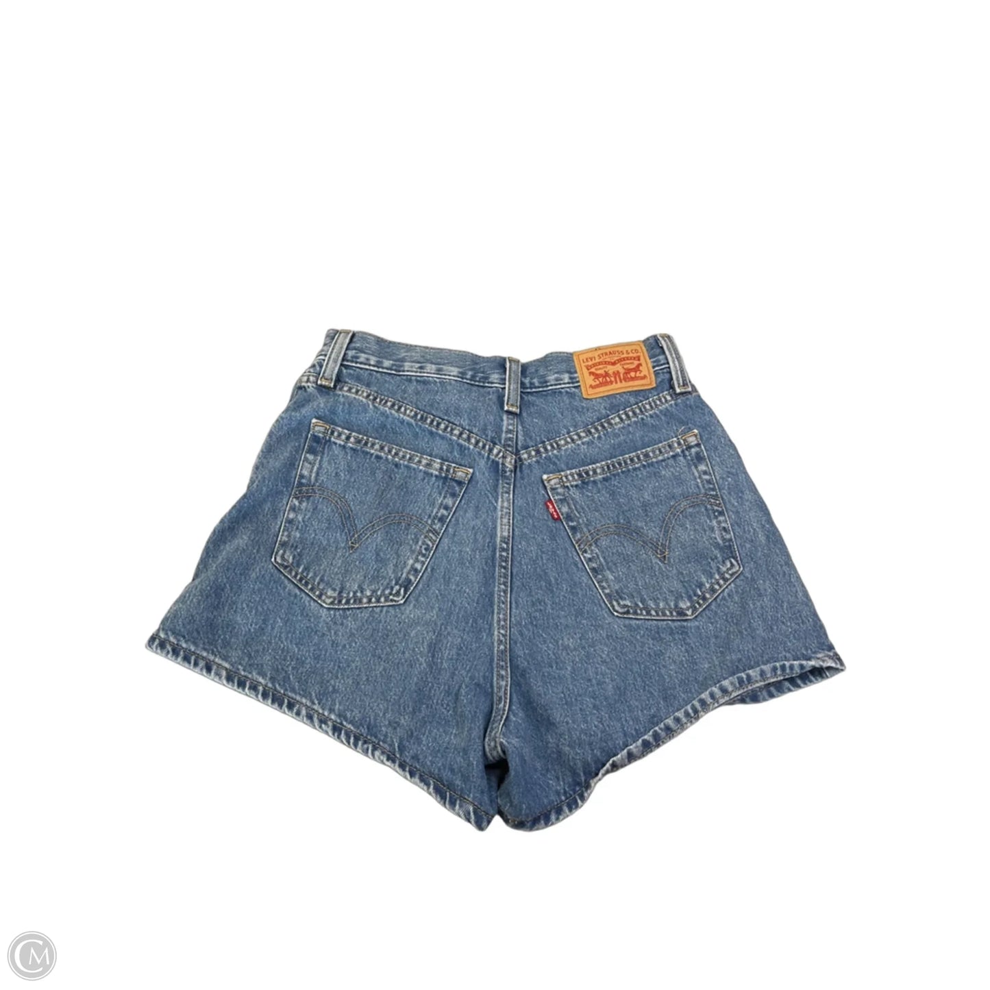 Shorts By Levis In Blue Denim, Size: S