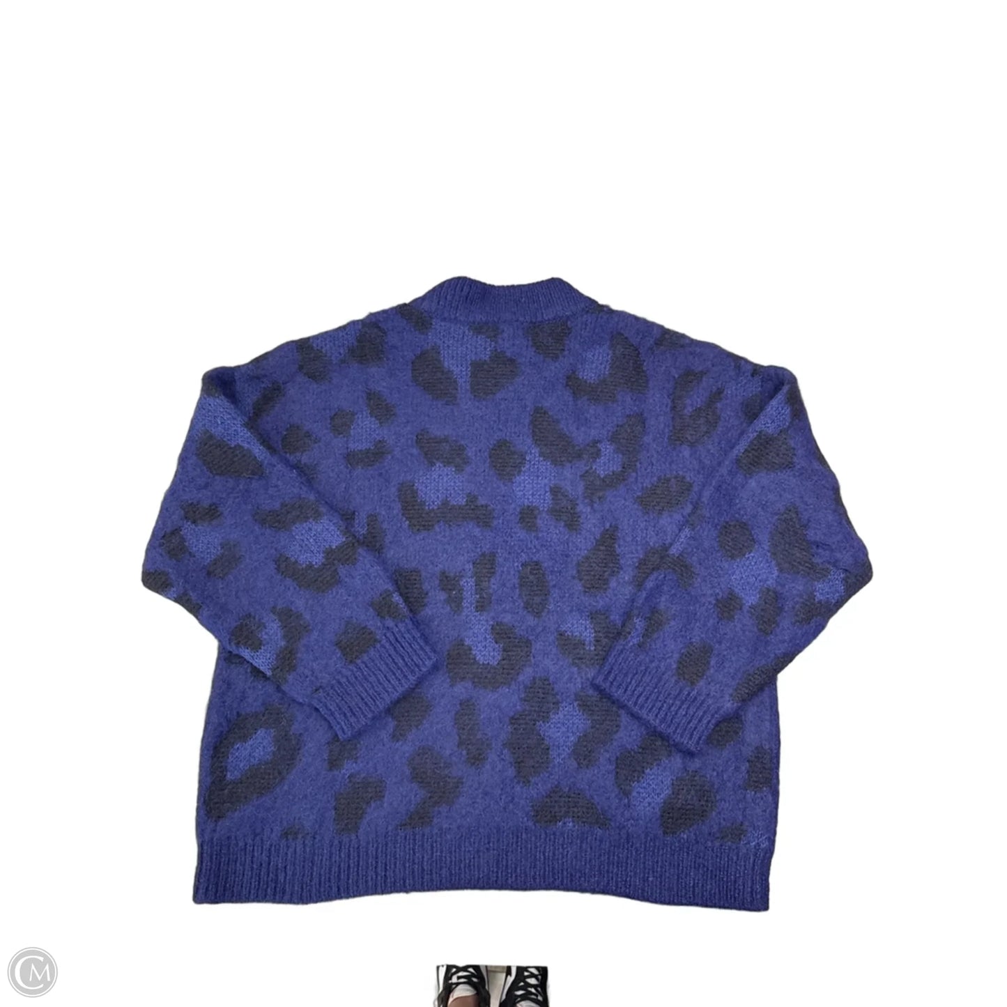 Sweater Designer By Kate Spade In Blue, Size: Xl