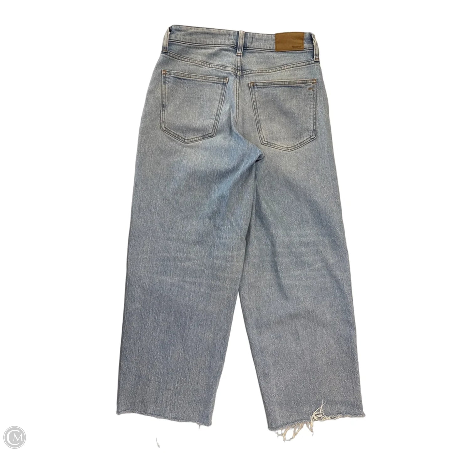 Jeans Wide Leg By Madewell In Blue Denim, Size: 2