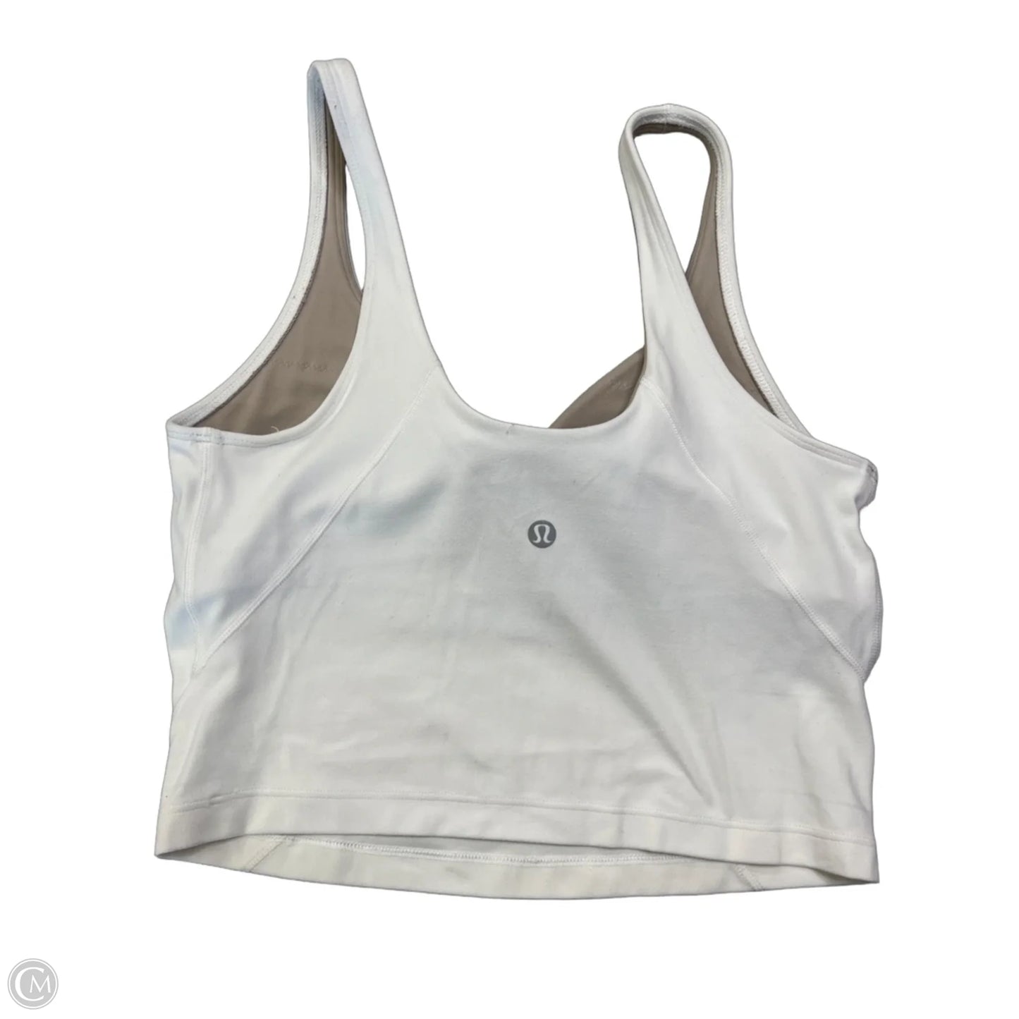 Athletic Bra By Lululemon In White, Size: S