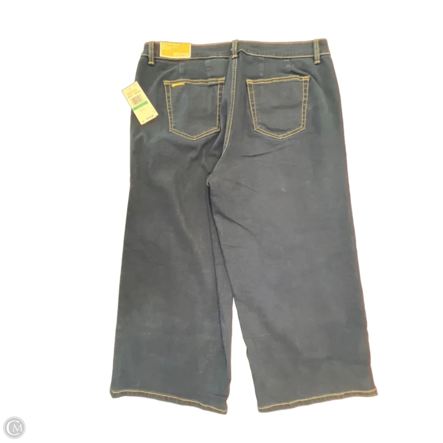Jeans Wide Leg By Michael By Michael Kors In Blue Denim, Size: 16