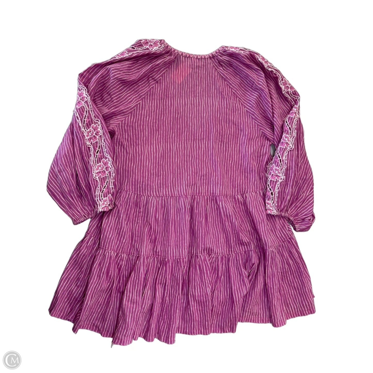 Tunic Long Sleeve By Free People In Purple, Size: Xs