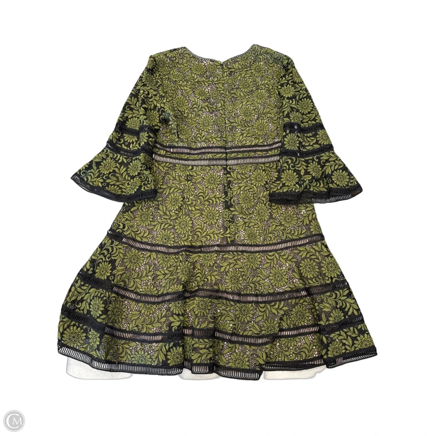 Dress Work By Shani In Black & Green, Size: Xl