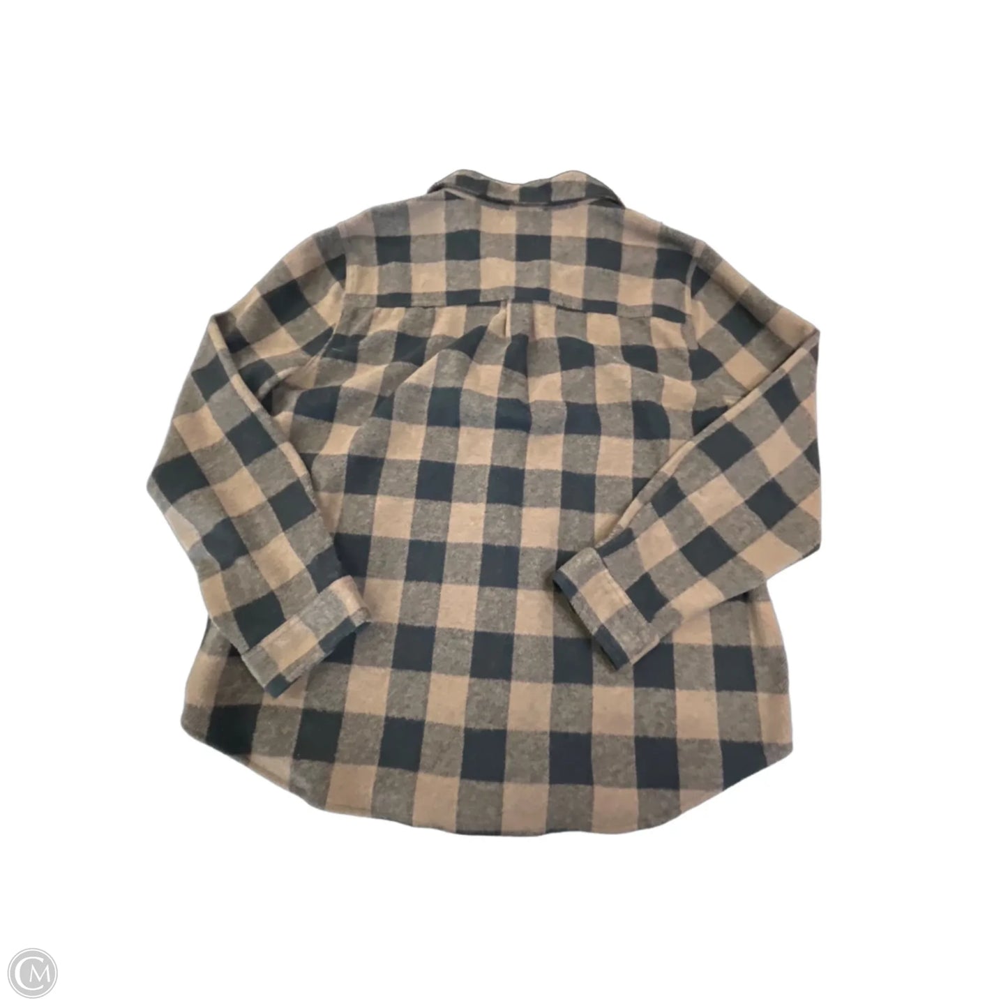 Jacket Shirt By Beachlunchlounge In Brown, Size: Xl