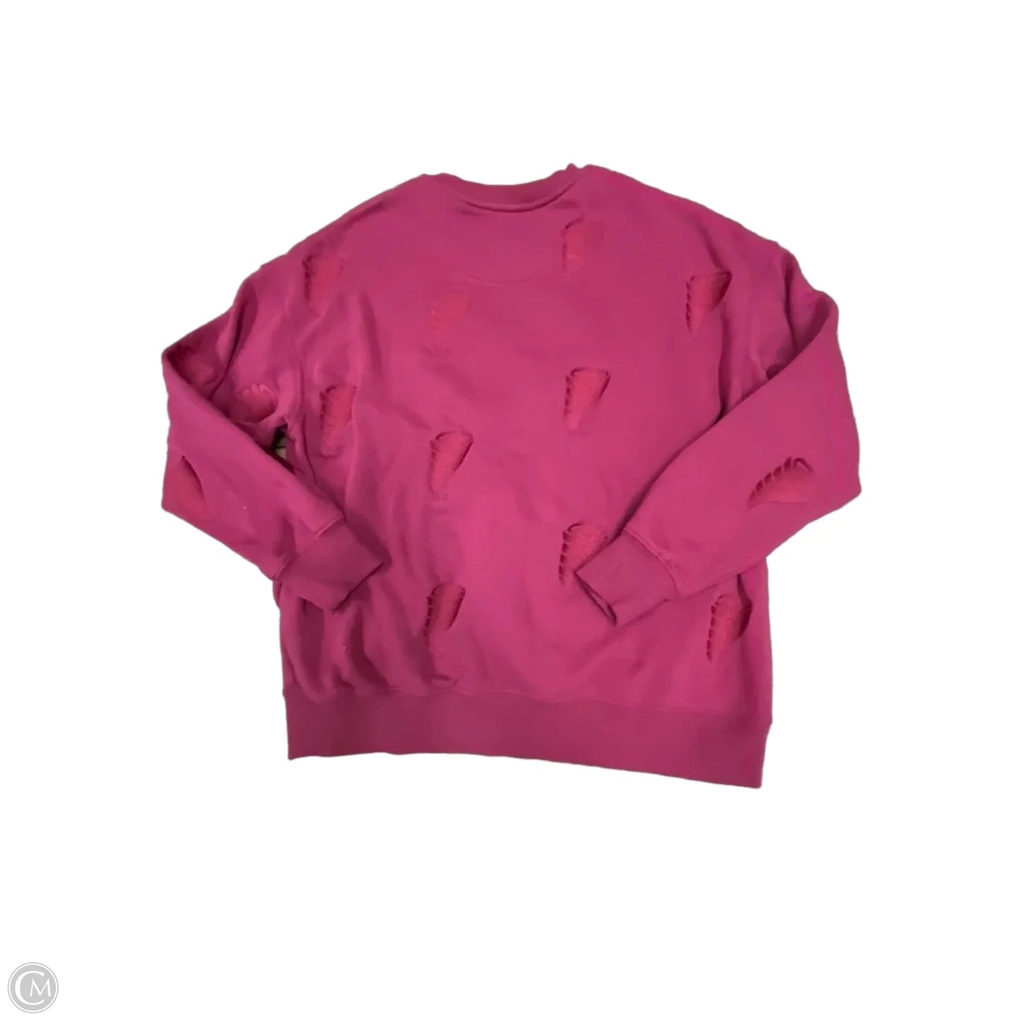 Athletic Sweatshirt Crewneck By Cmc In Red, Size: S