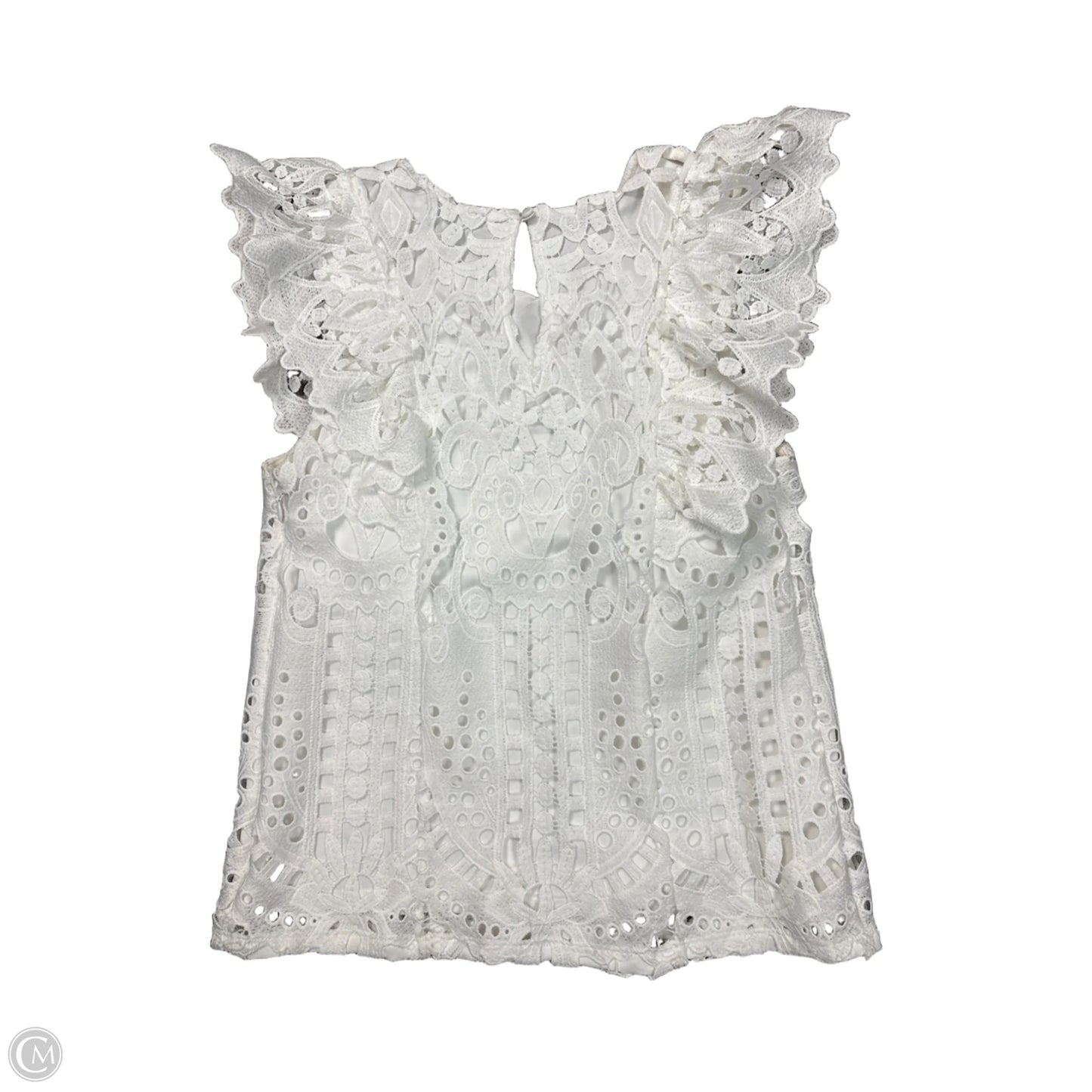 Top Sleeveless By Express In White, Size: Xs