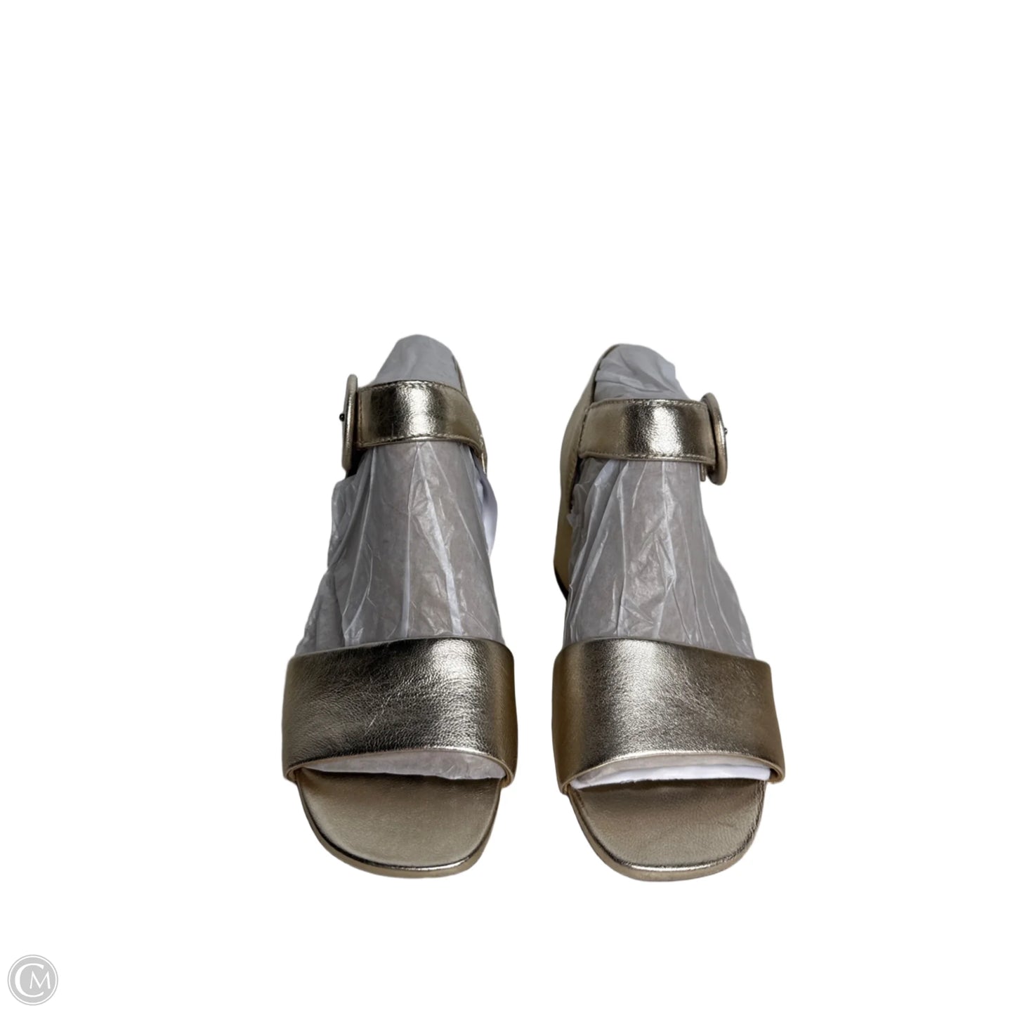 Shoes Heels Block By Vionic In Gold, Size: 6