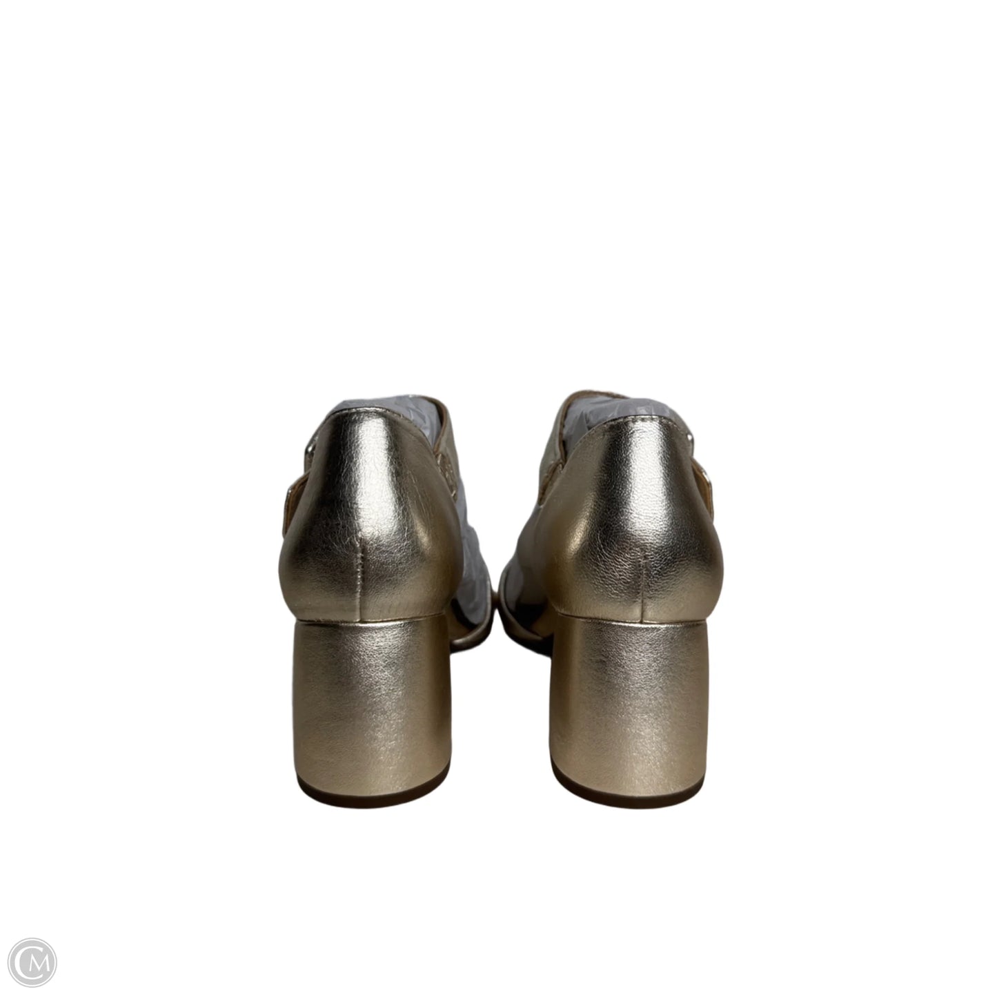 Shoes Heels Block By Vionic In Gold, Size: 6