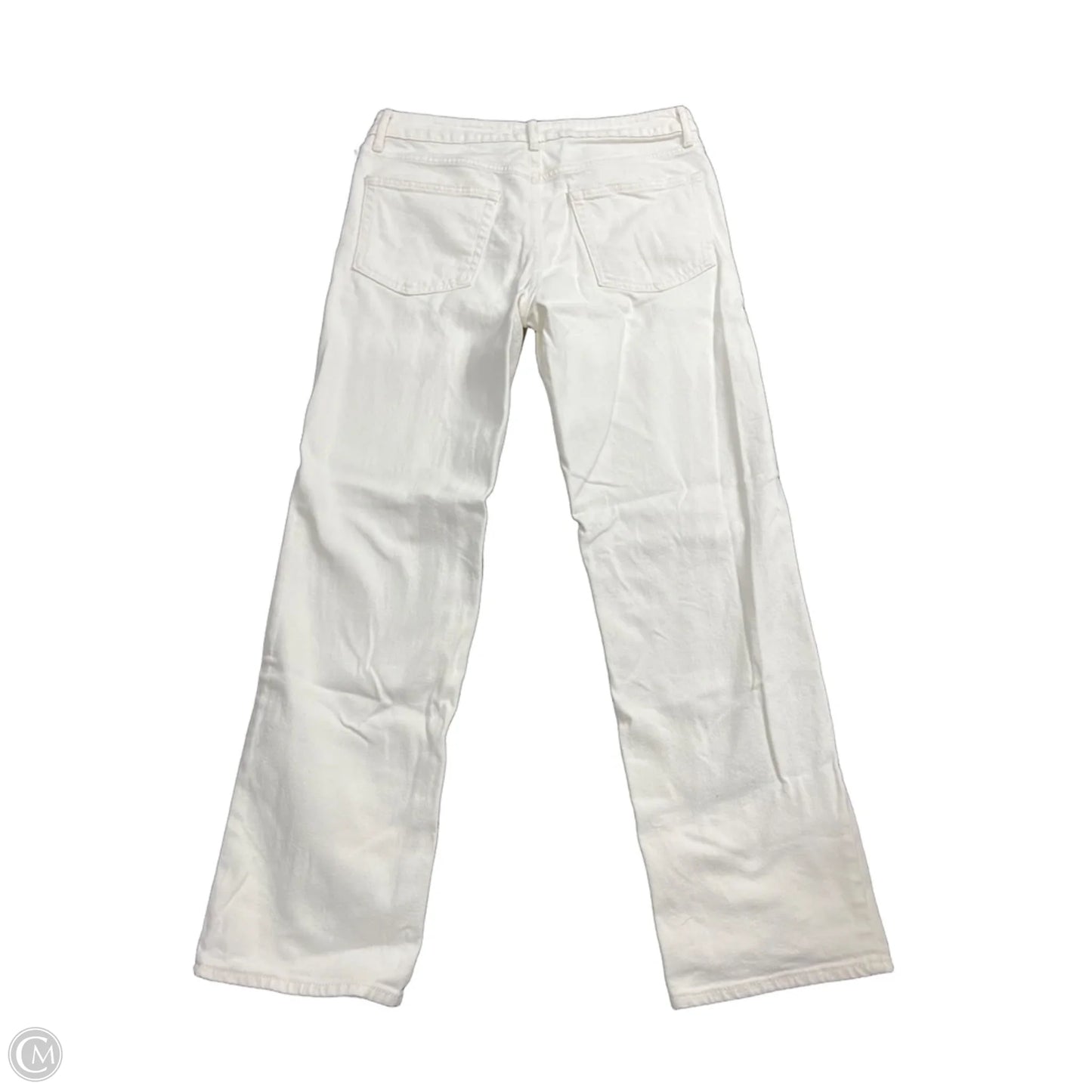 Jeans Straight By Just Black In Cream Denim, Size: 12