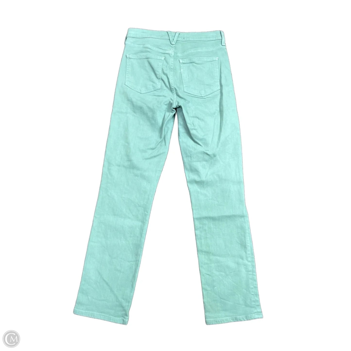 Jeans Straight By Veronica Beard In Green Denim, Size: 2