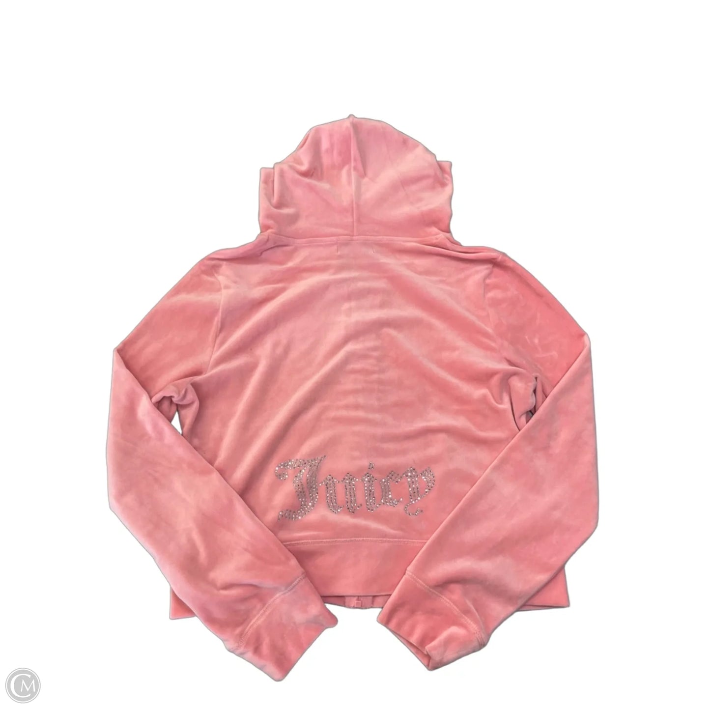 Sweatshirt Hoodie By Juicy Couture In Pink, Size: L
