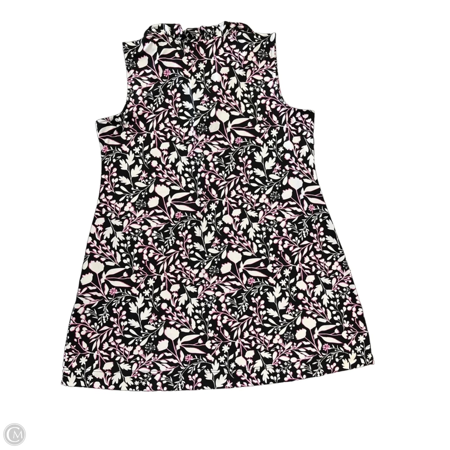 Dress Casual Midi By Lulu B In Black & Pink, Size: Xl