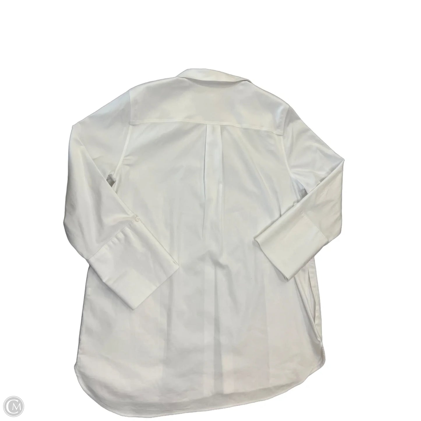 Top Long Sleeve By Chicos In White, Size: Xl