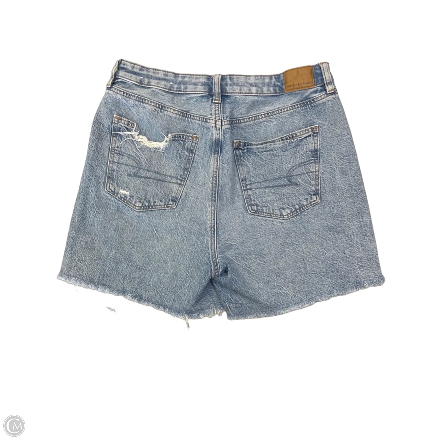 Shorts By American Eagle In Blue Denim, Size: M