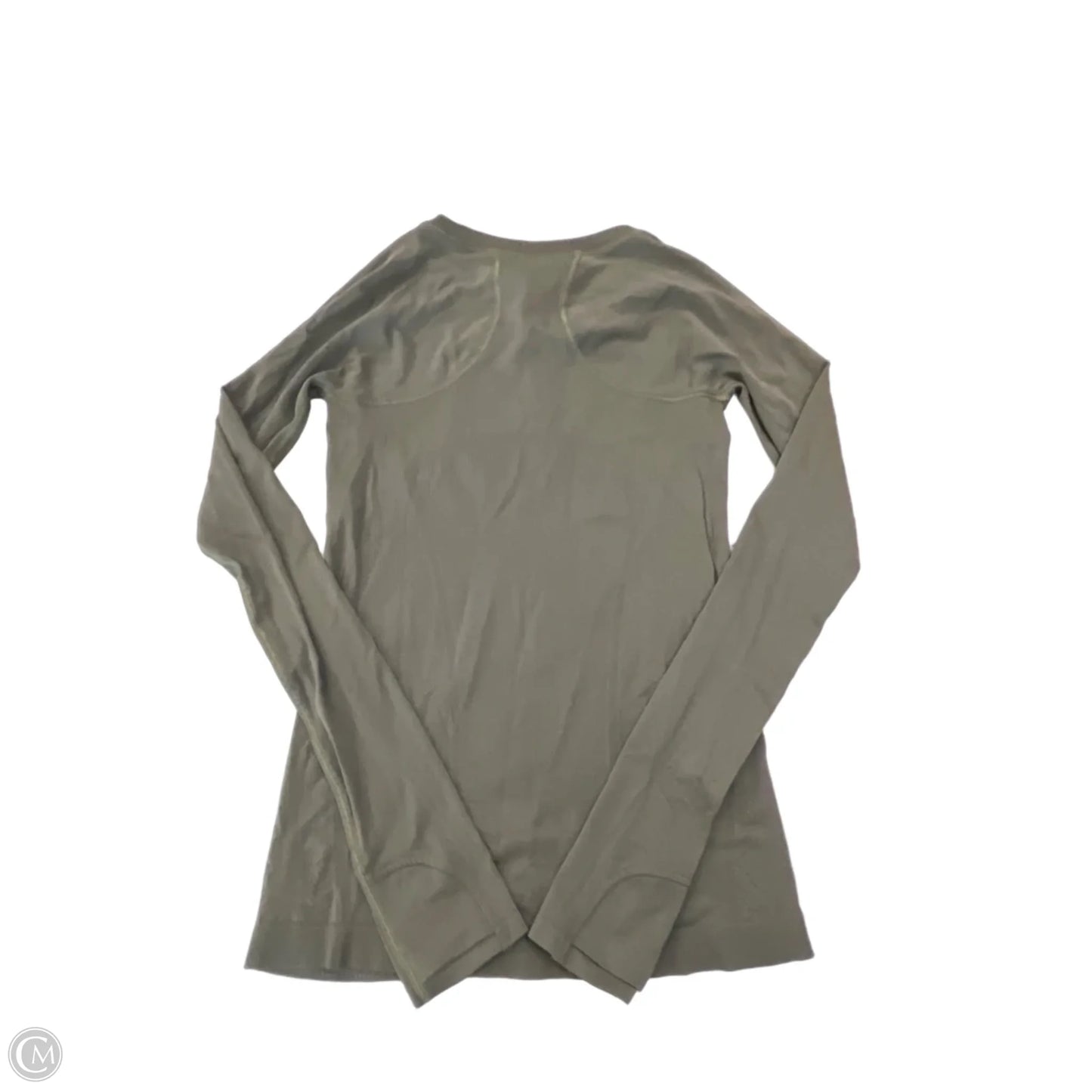 Athletic Top Long Sleeve Crewneck By Athleta In Green, Size: Xs
