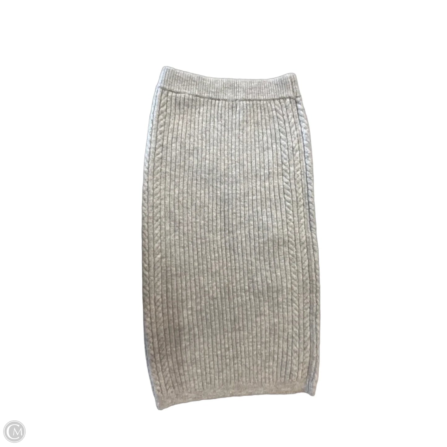 Skirt Midi By Express In Grey, Size: S