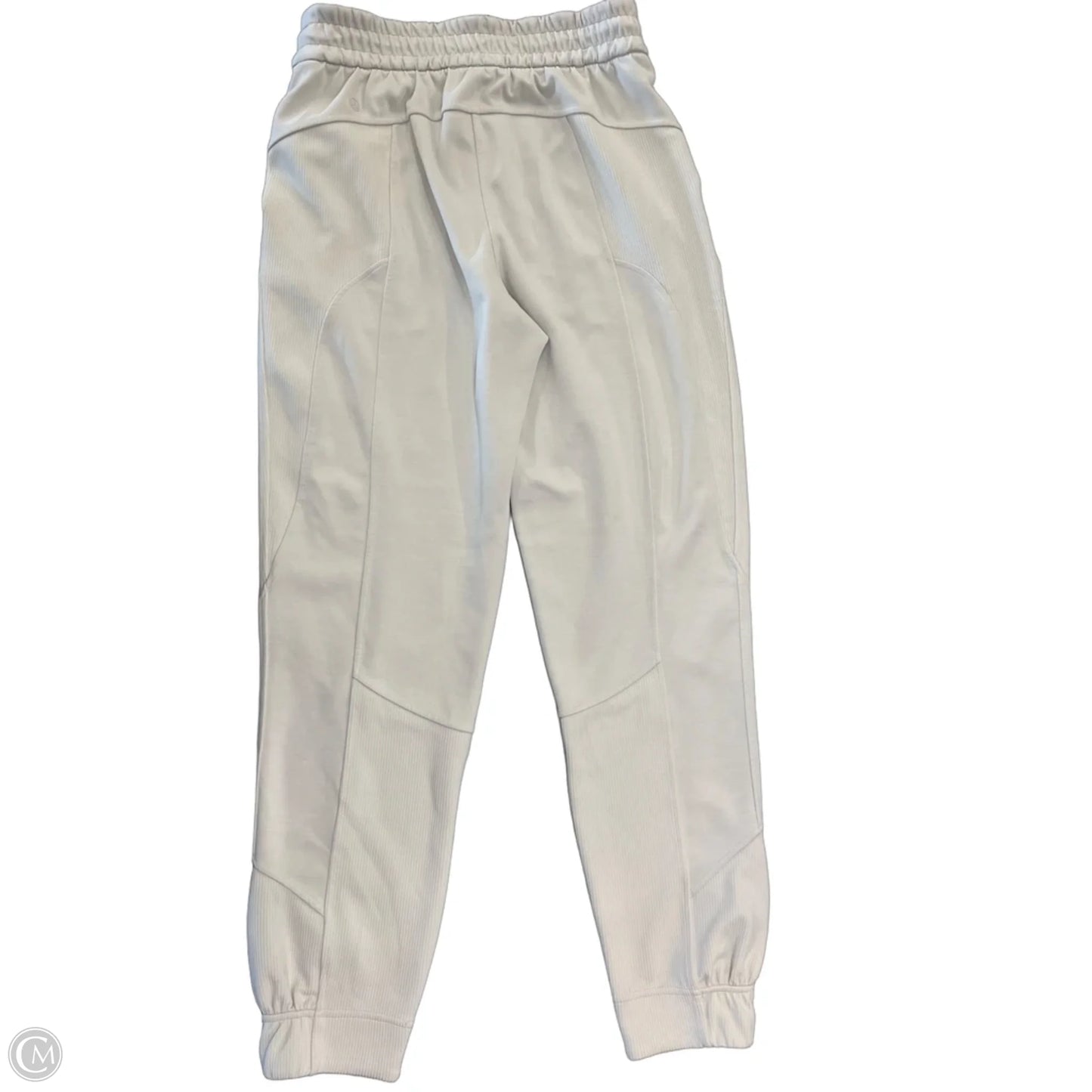 Athletic Pants By Lululemon In Ivory, Size: S