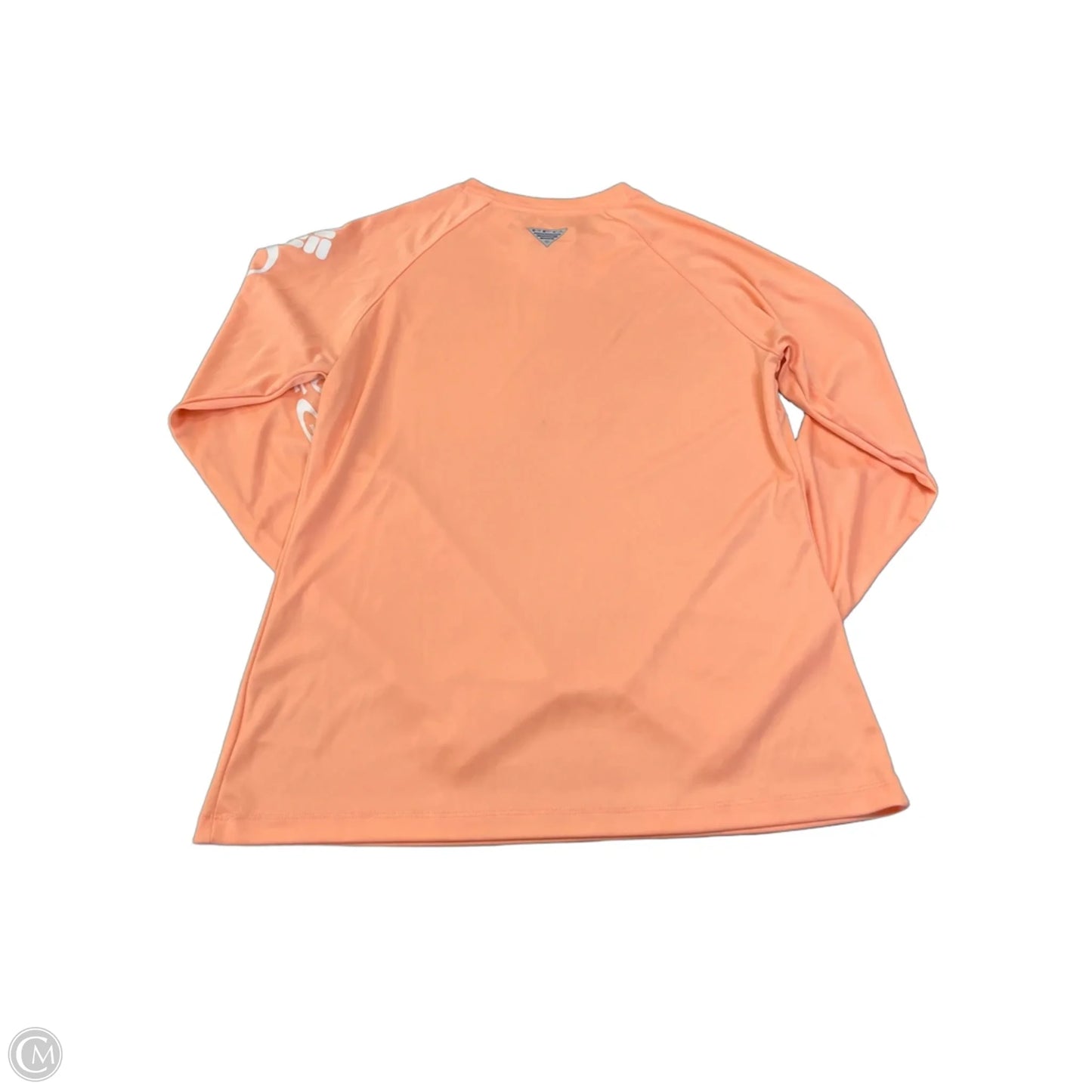 Athletic Top Long Sleeve Crewneck By Columbia In Orange, Size: S