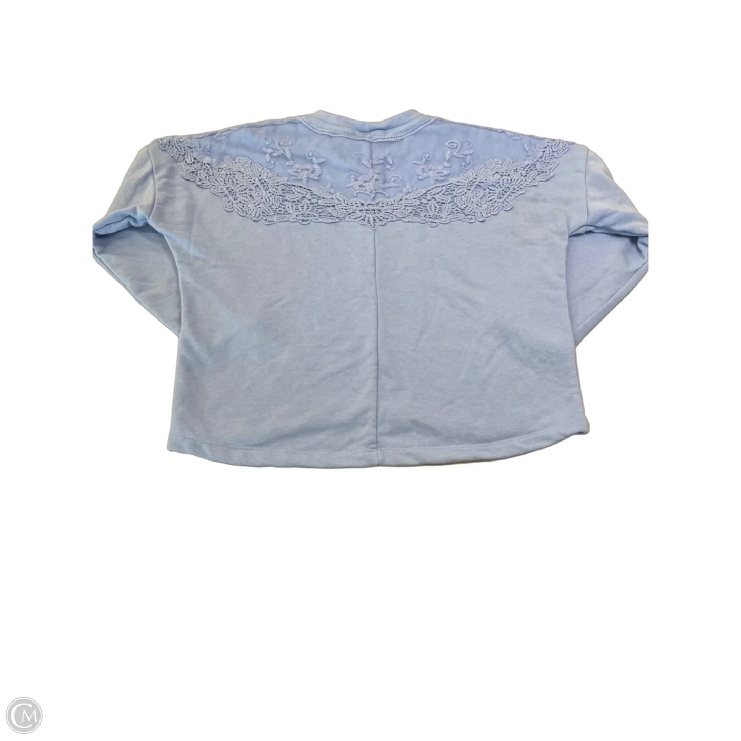 Top Long Sleeve By Francesca’s In Blue, Size: S