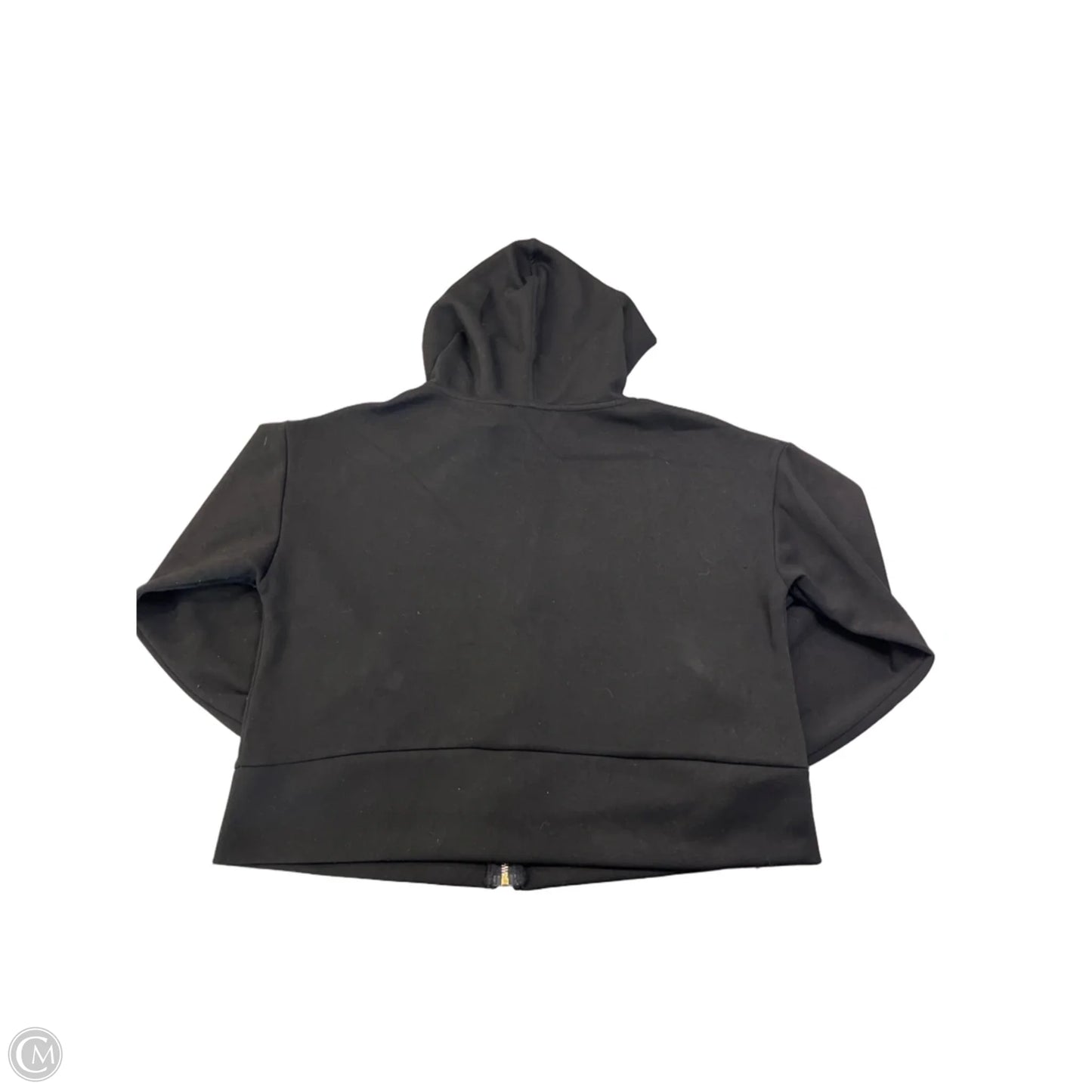Sweatshirt Hoodie By Industry In Black & Gold, Size: L