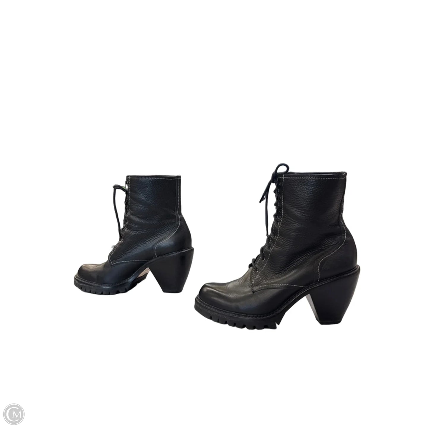 Boots Ankle Heels By Via Spiga In Black, Size: 7.5