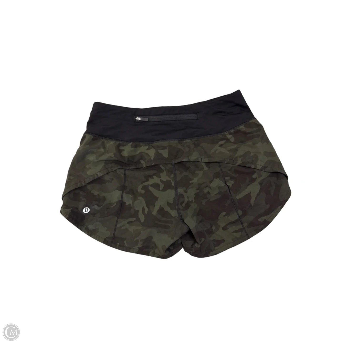 Athletic Shorts By Lululemon In Camouflage Print, Size: S
