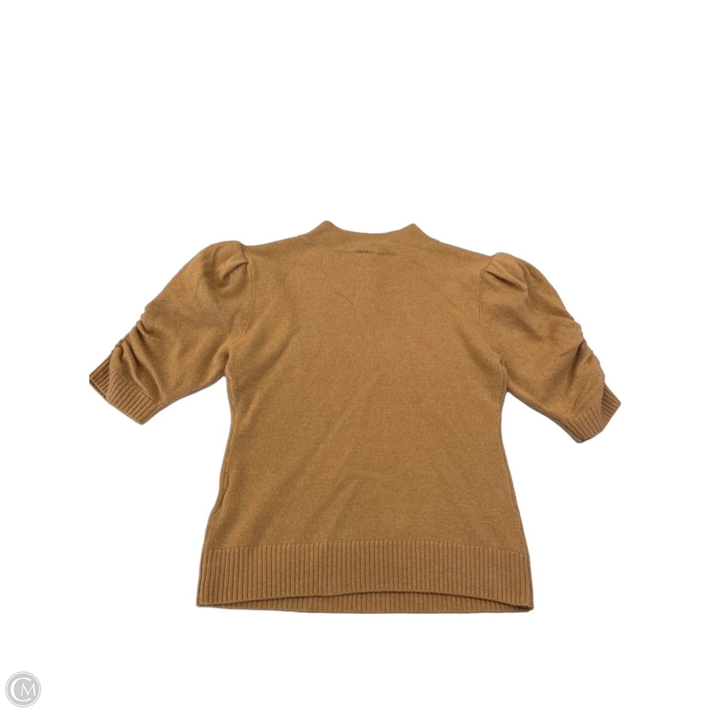 Sweater Short Sleeve By Anthropologie In Tan, Size: Xxs