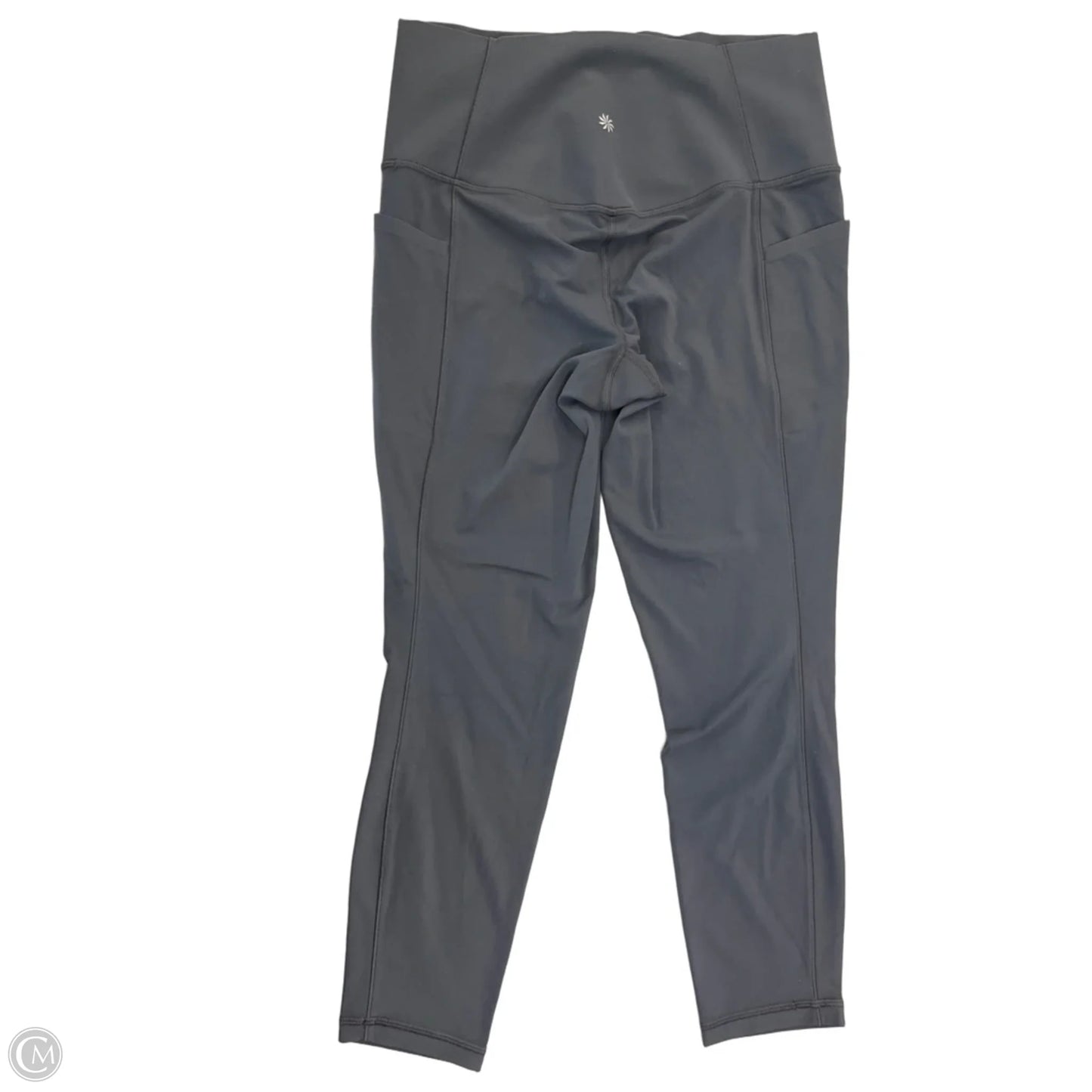 Athletic Leggings By Athleta In Grey, Size: M