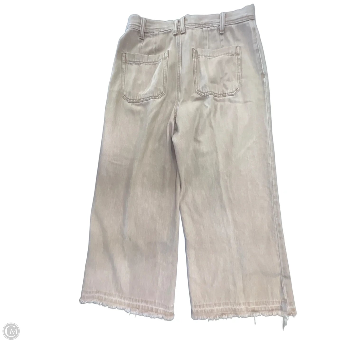 Jeans Wide Leg By Sincerely Jules In Tan Denim, Size: 6