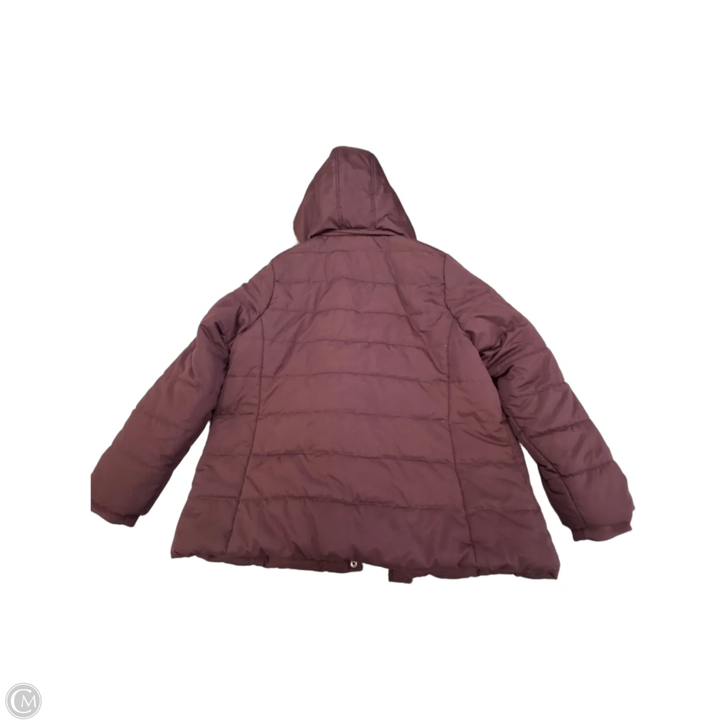 Coat Parka By St Johns Bay In Purple, Size: 1x