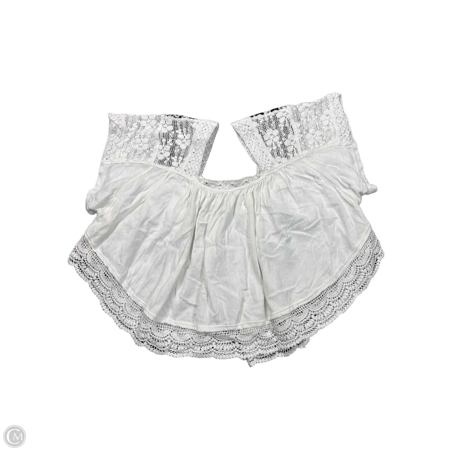 Top Short Sleeve By Free People In White, Size: S