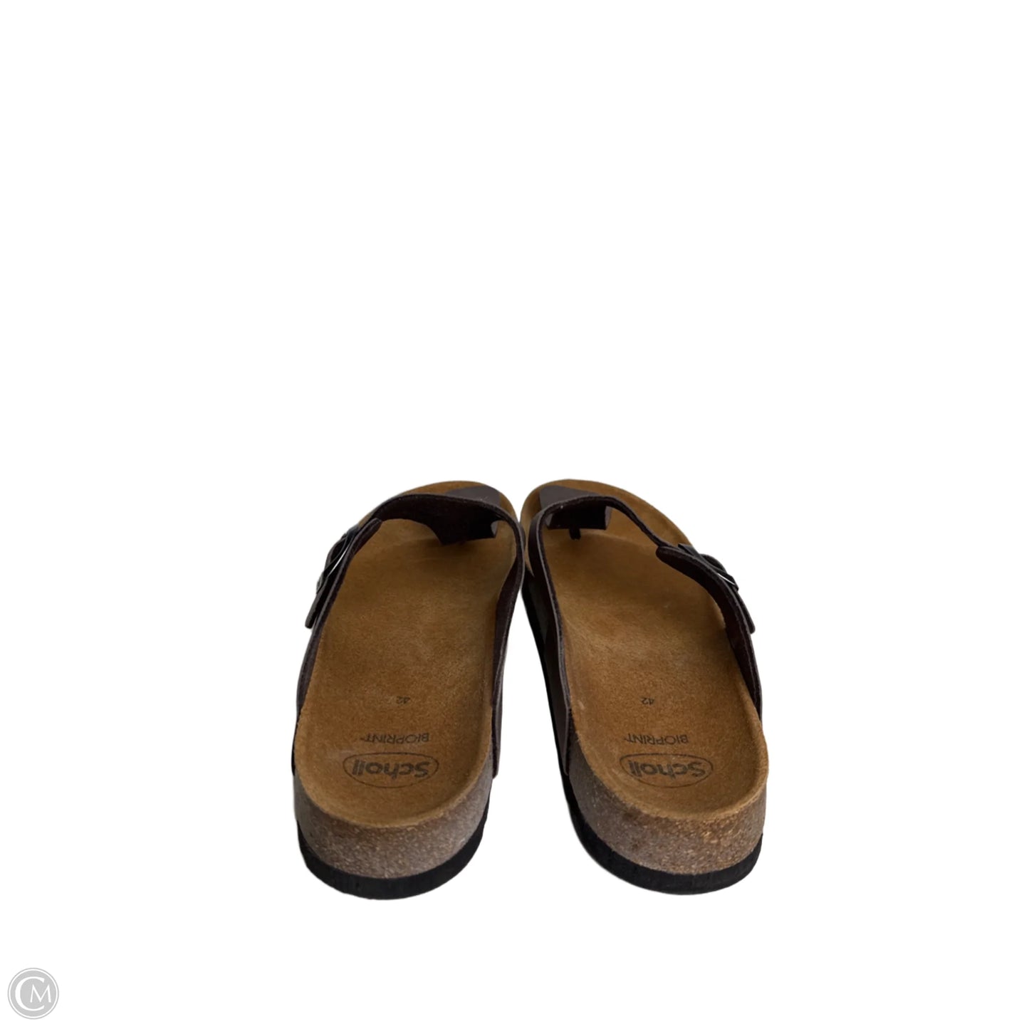 Shoes Flats By Scholl In Brown, Size: 10
